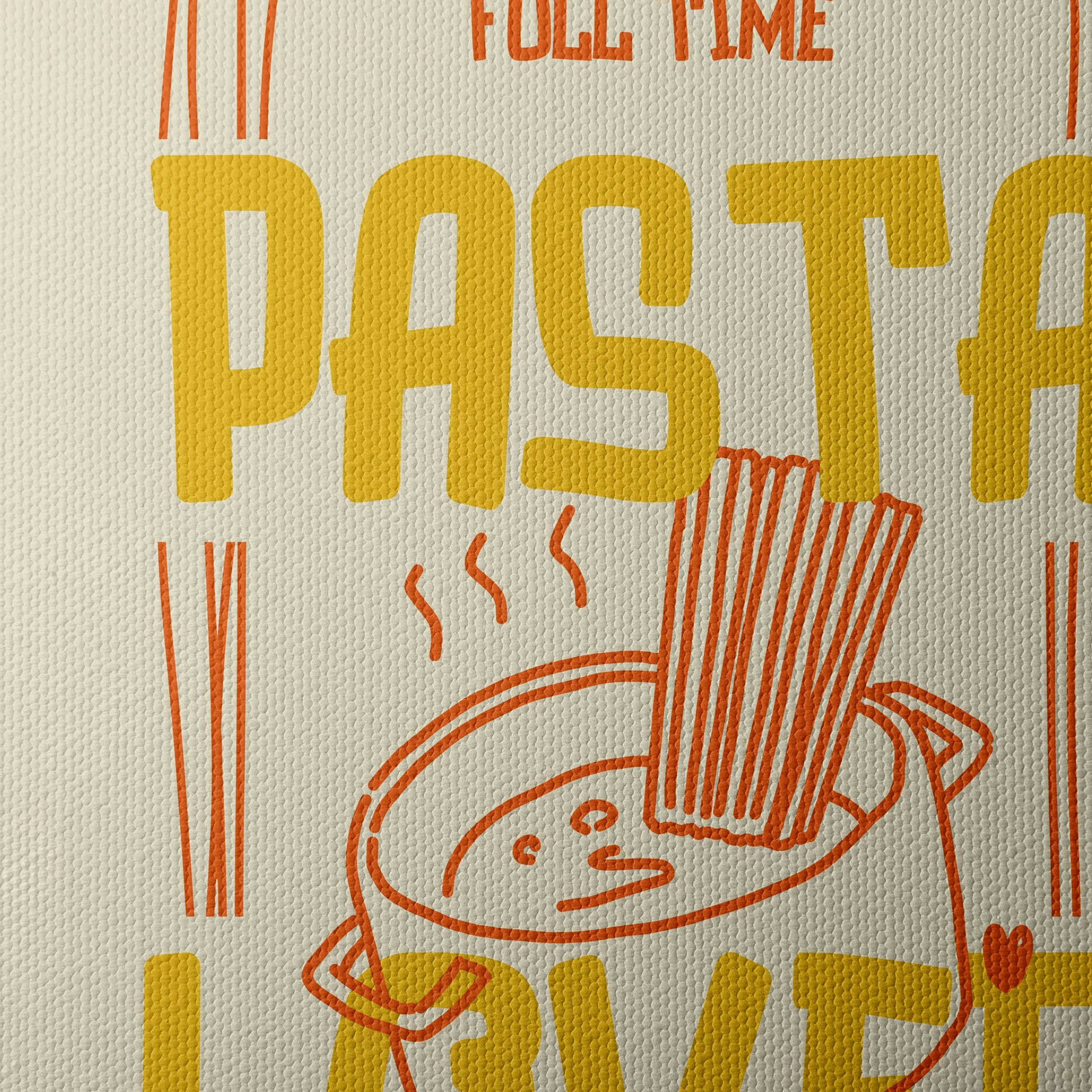 Full Time Pasta Lover Art 2 - Image 4