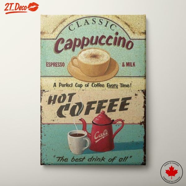 Vintage Coffee Cappuccino Art