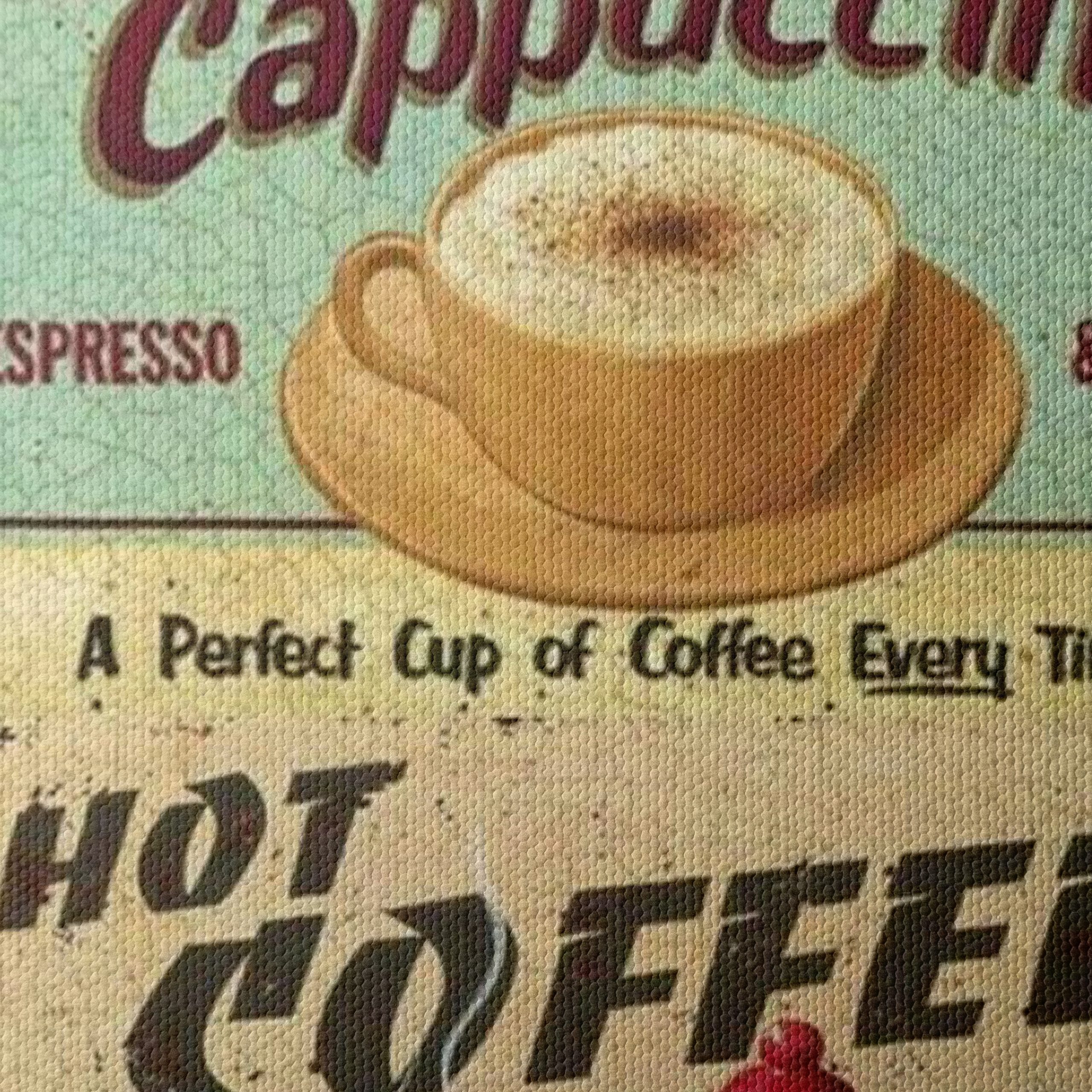 Vintage Coffee Cappuccino Art - Image 4