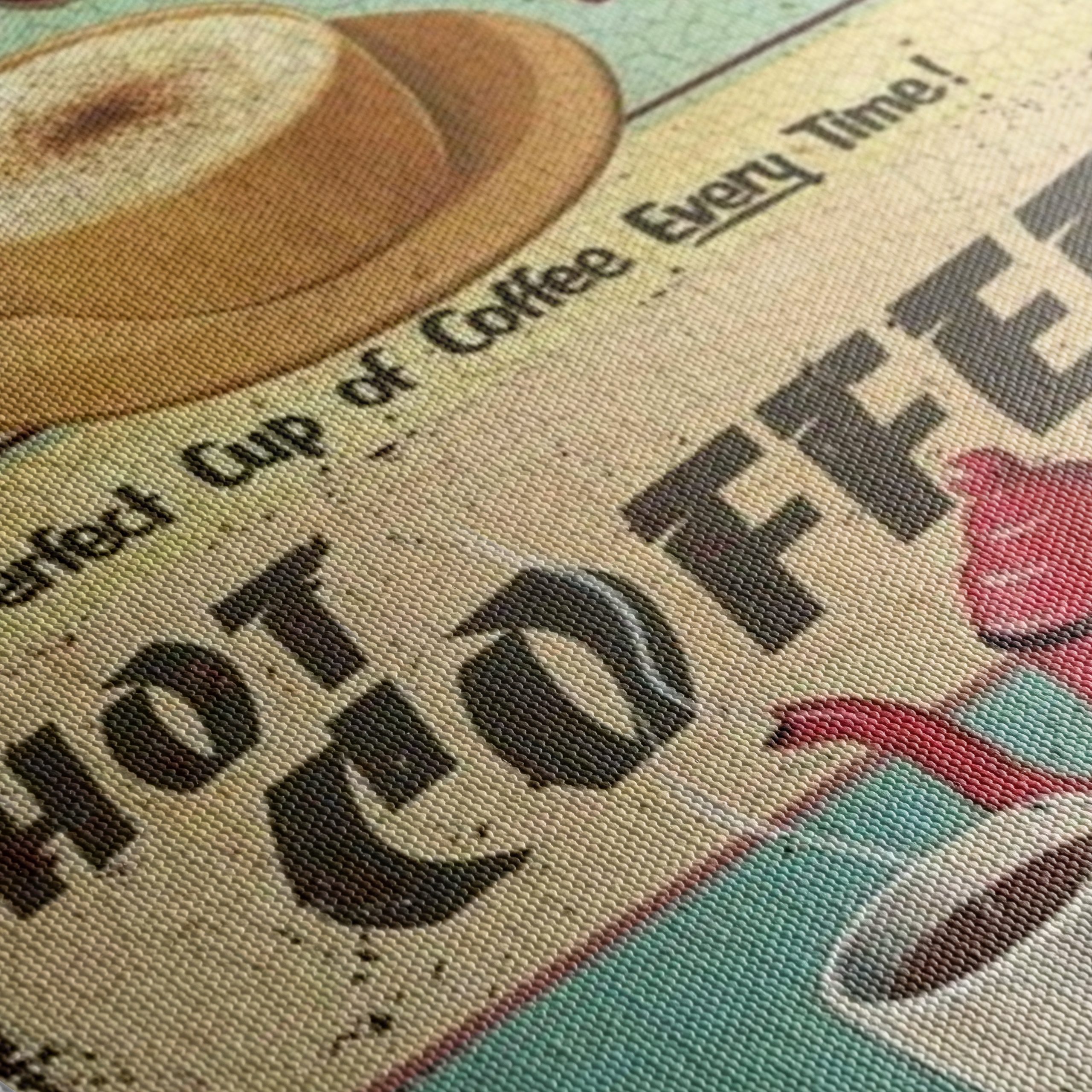 Vintage Coffee Cappuccino Art - Image 5