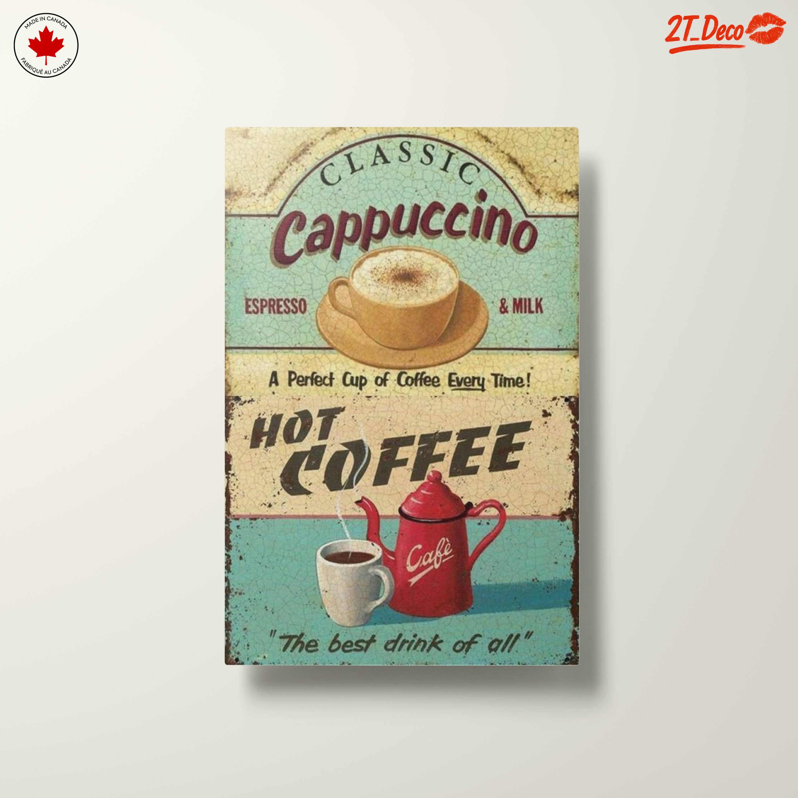 Vintage Coffee Cappuccino Art - Image 10