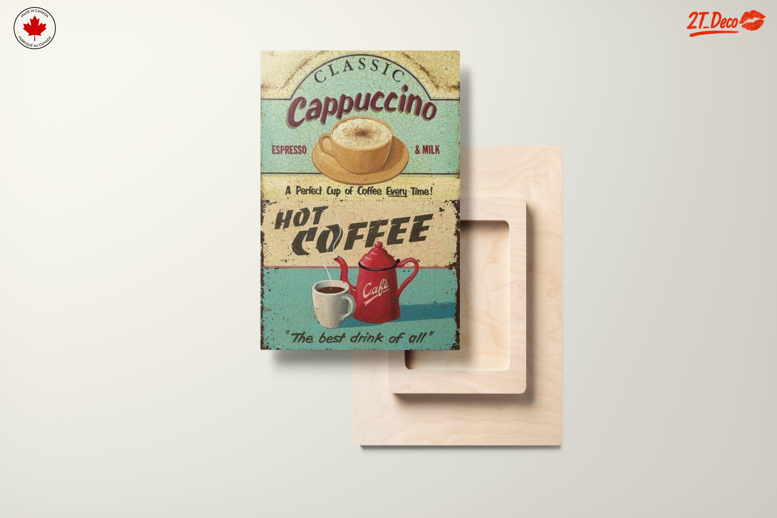 Vintage Coffee Cappuccino Art - Image 11
