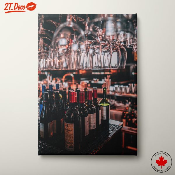 Elegant Wine Bottles Display
