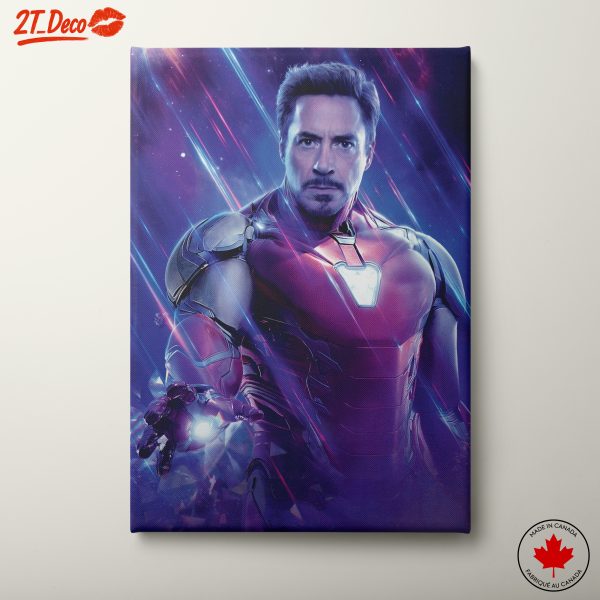 Epic Iron Man Artwork in Cosmic Space