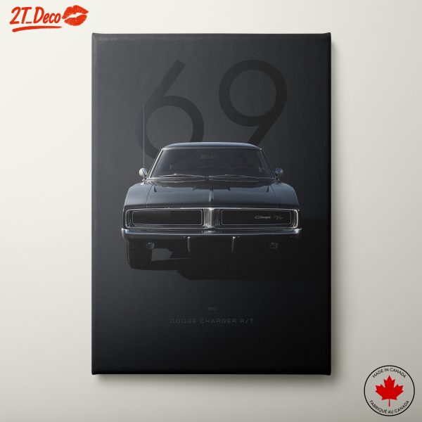 1969 Dodge Charger R/T Classic Car Artwork