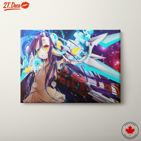 Vibrant Anime Character in Futuristic Setting