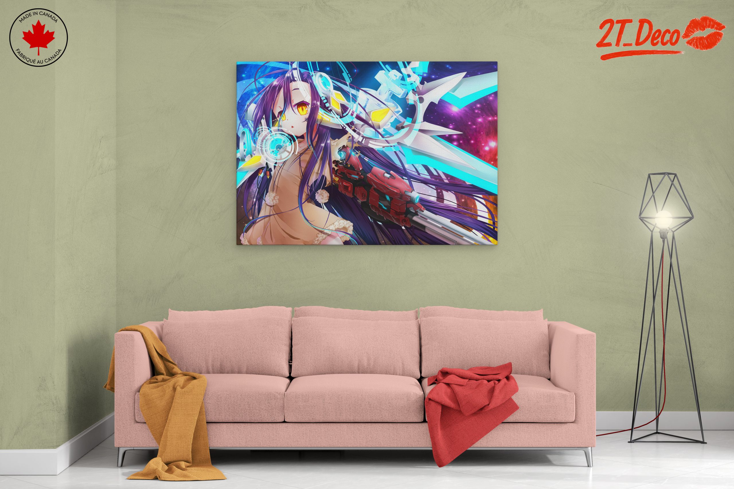 Vibrant Anime Character in Futuristic Setting - Image 2