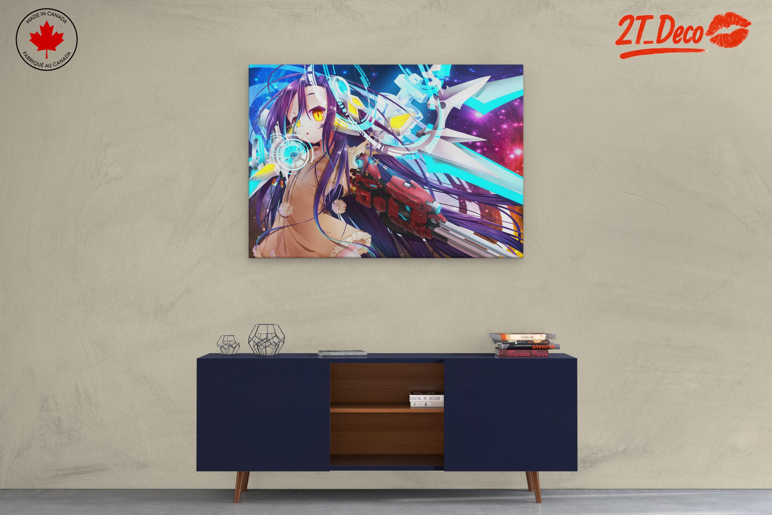 Vibrant Anime Character in Futuristic Setting - Image 3