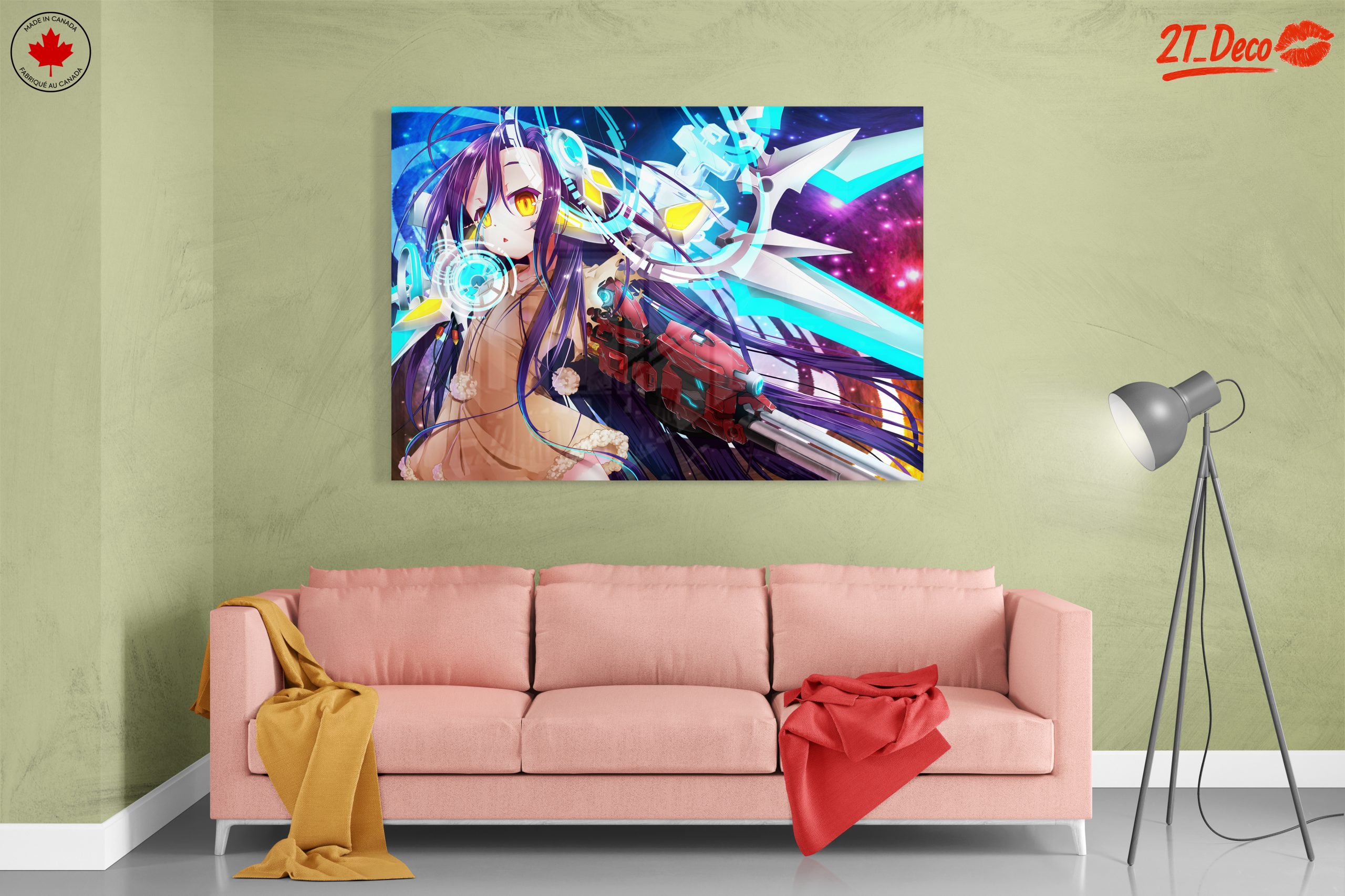 Vibrant Anime Character in Futuristic Setting - Image 7