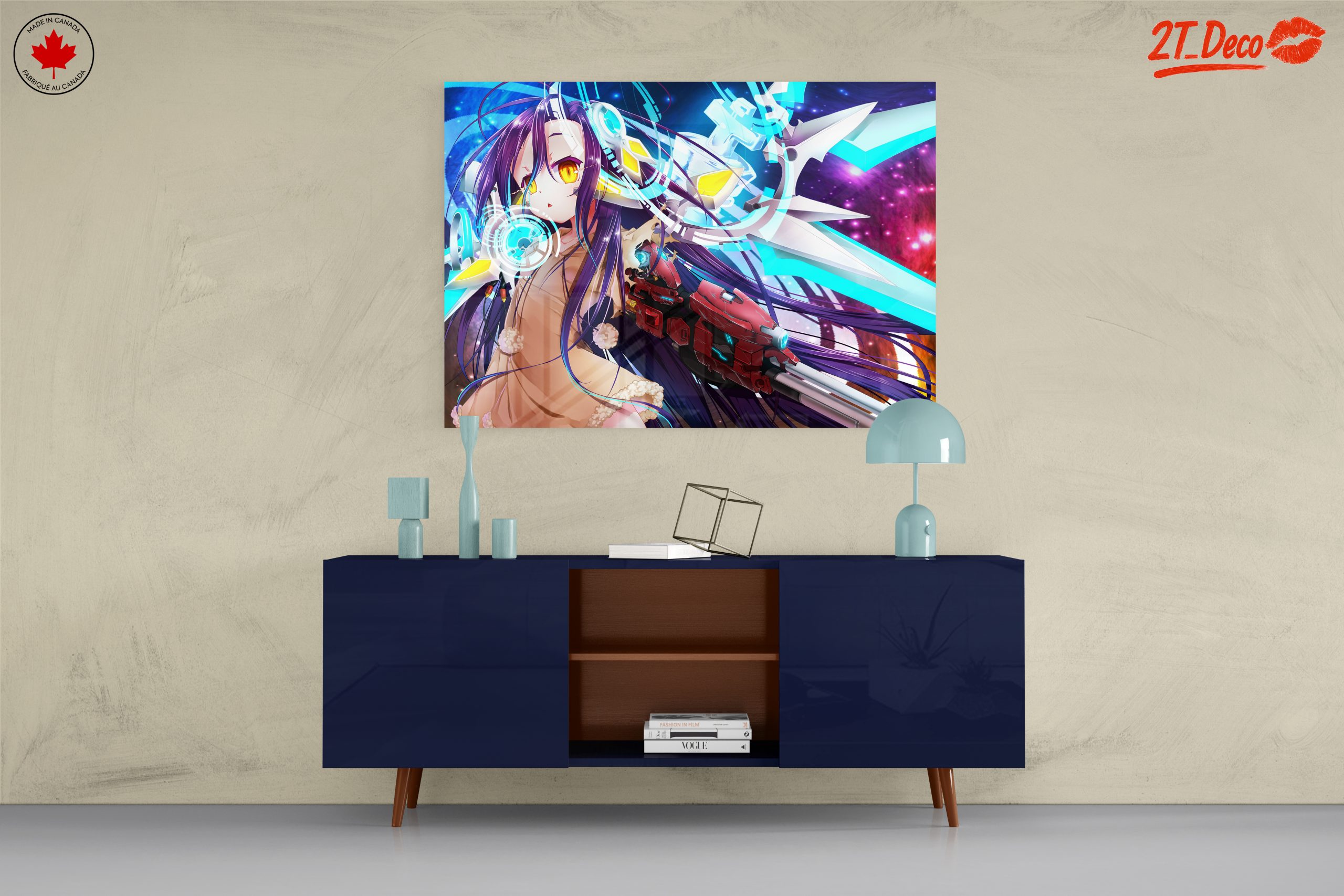 Vibrant Anime Character in Futuristic Setting - Image 8