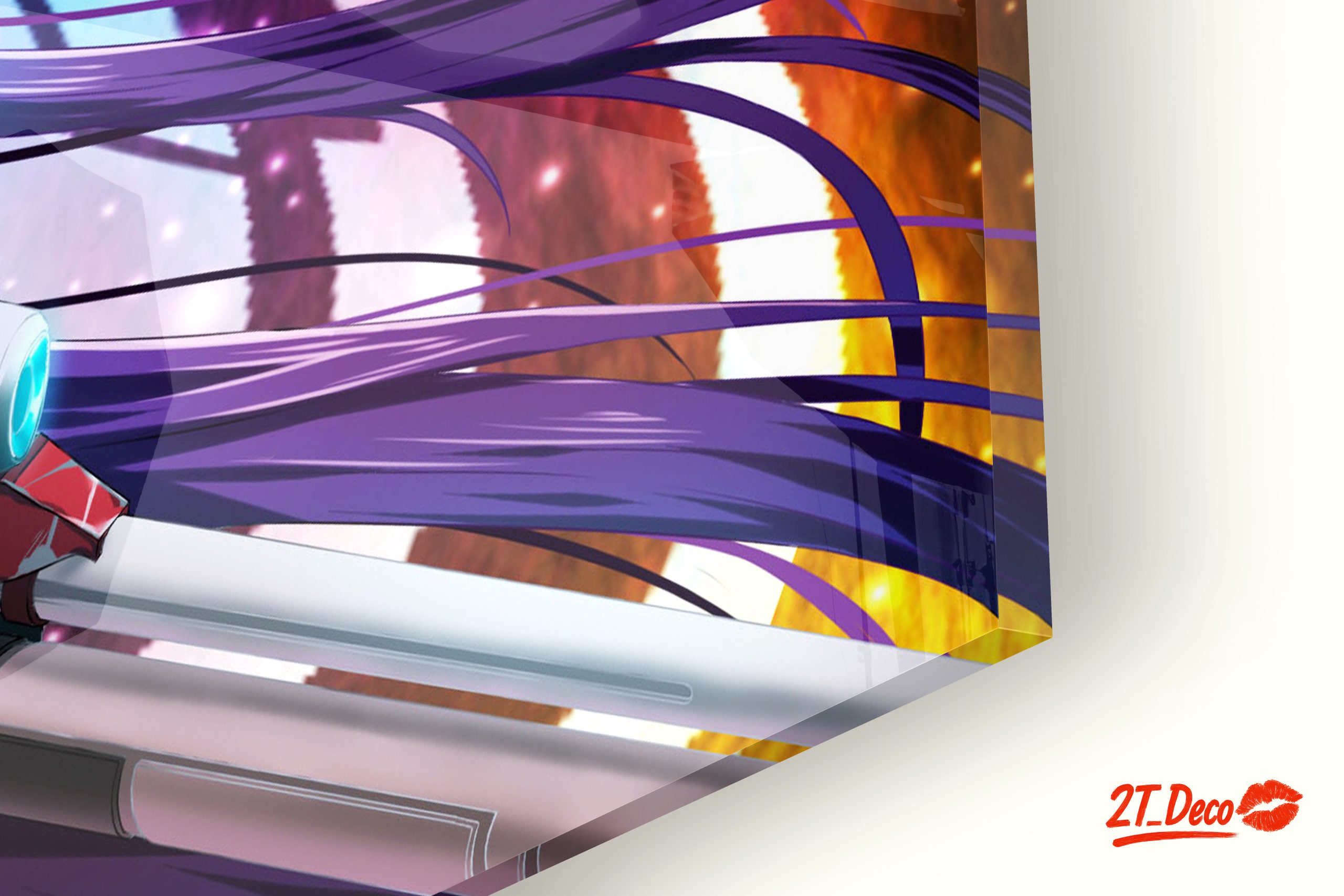 Vibrant Anime Character in Futuristic Setting - Image 9