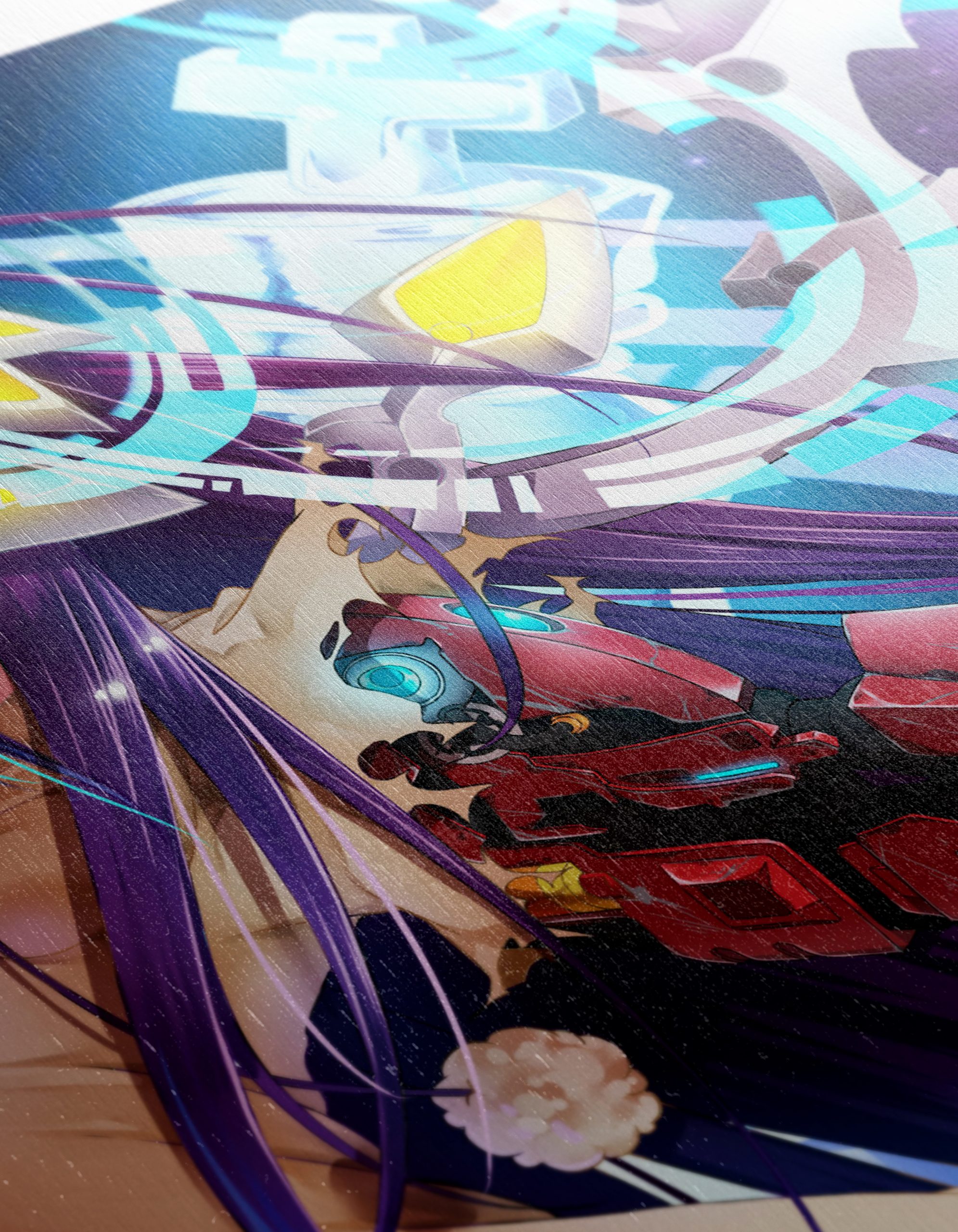 Vibrant Anime Character in Futuristic Setting - Image 12