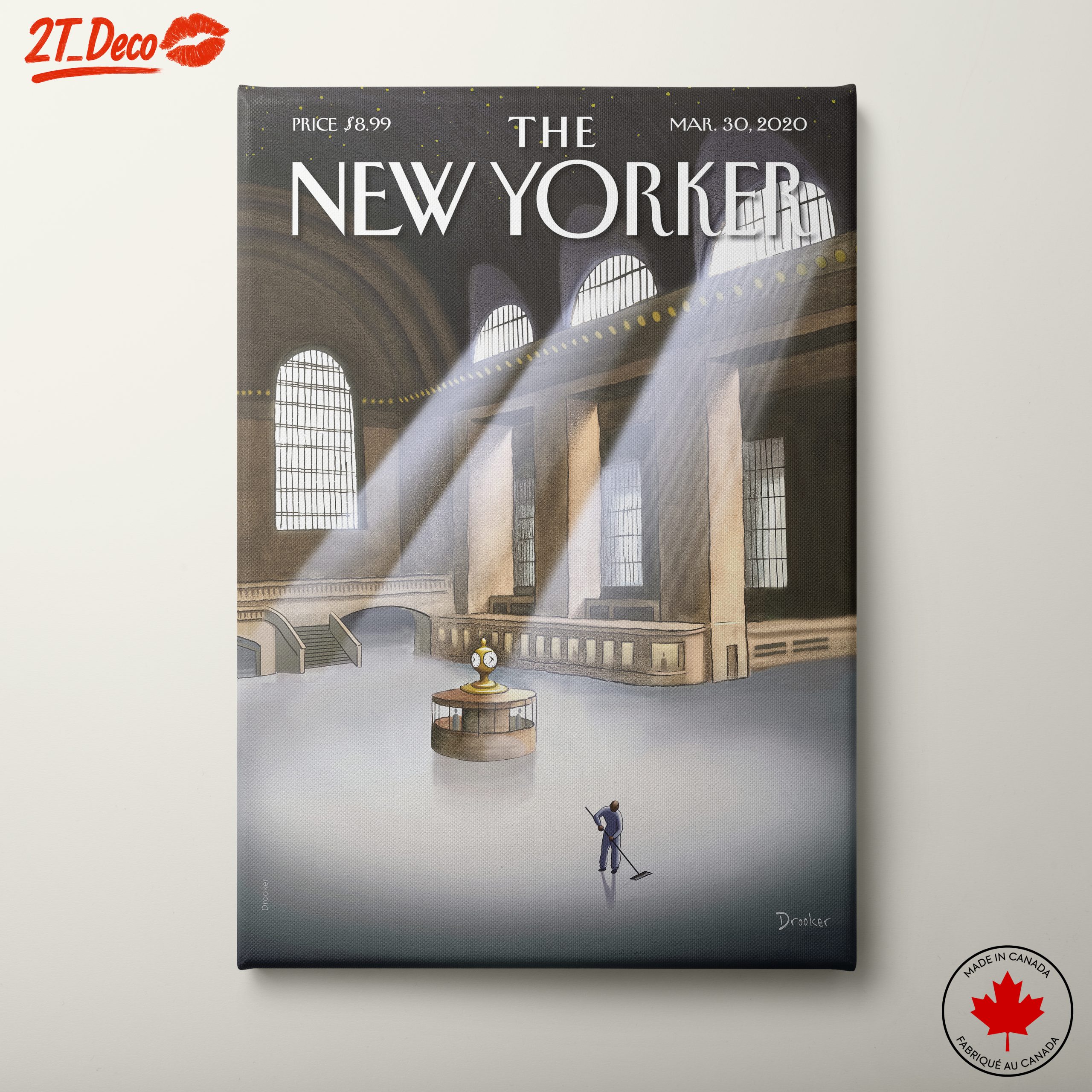 The New Yorker Art Featuring Grand Central Station