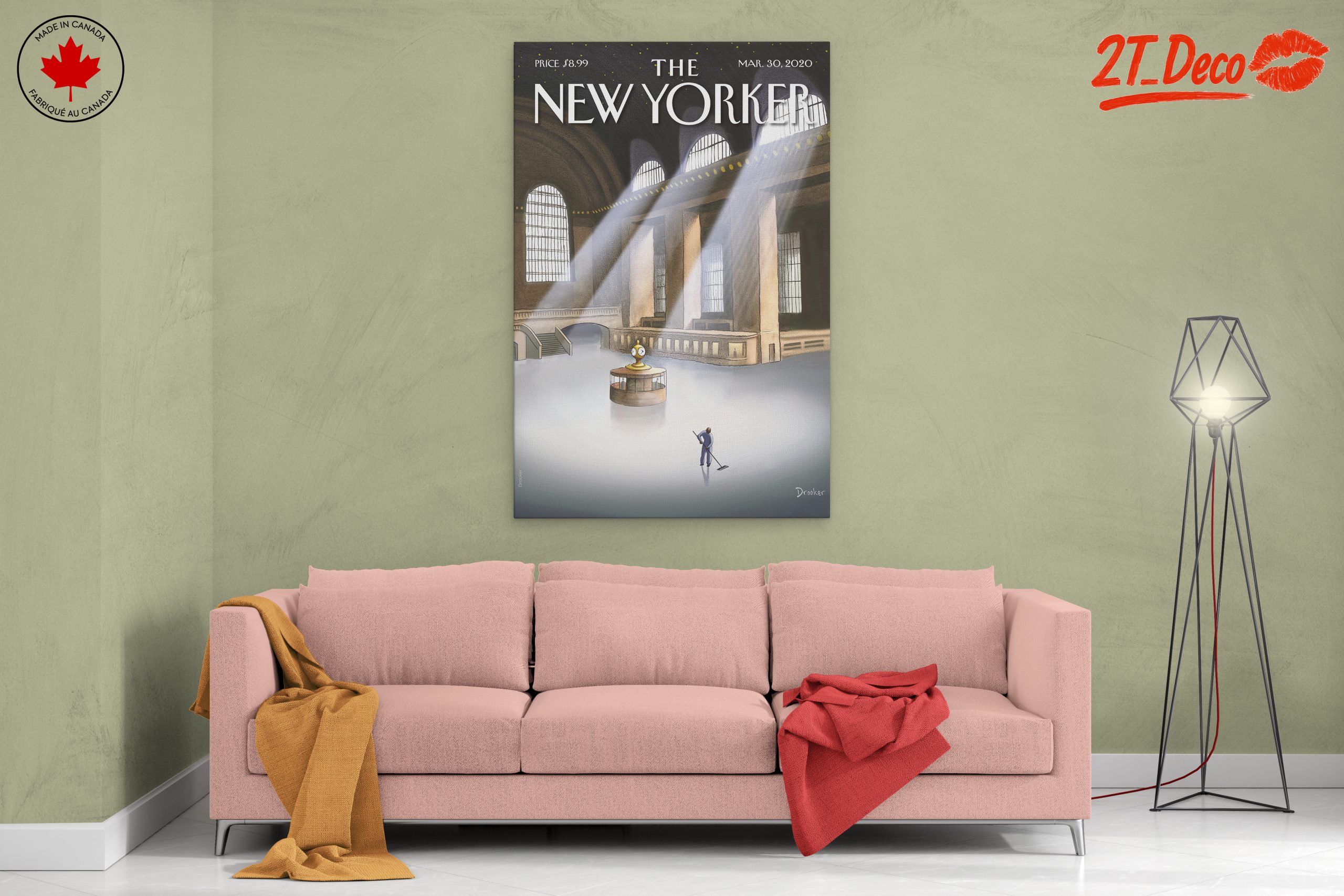The New Yorker Art Featuring Grand Central Station - Image 2
