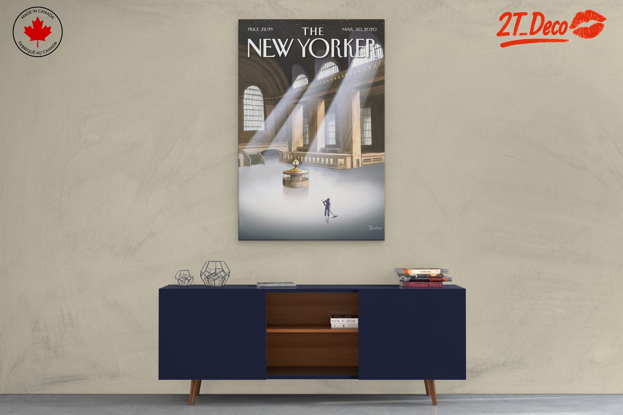 The New Yorker Art Featuring Grand Central Station - Image 3