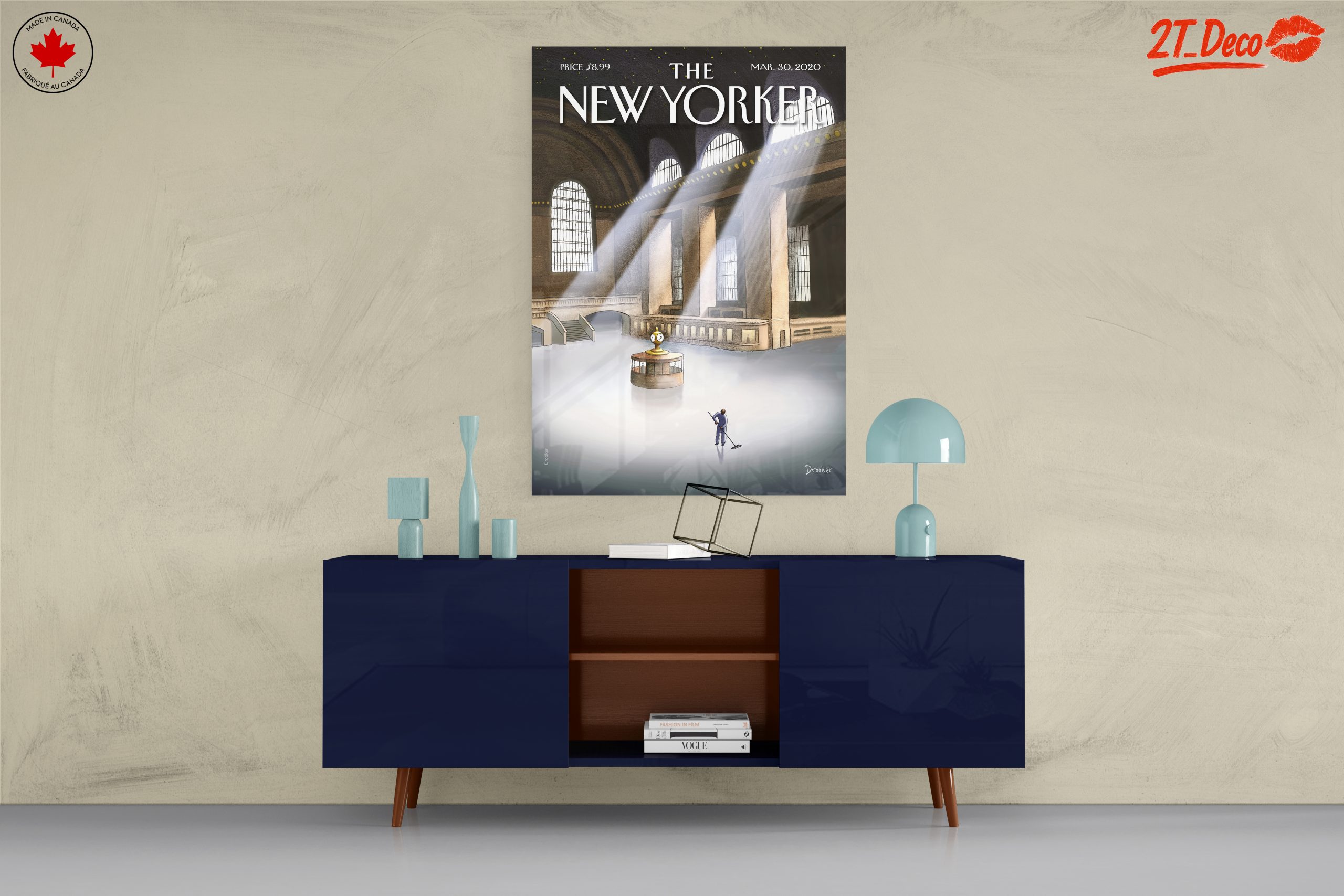 The New Yorker Art Featuring Grand Central Station - Image 8