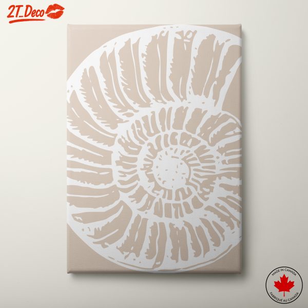Stylized Shell Abstract Artwork