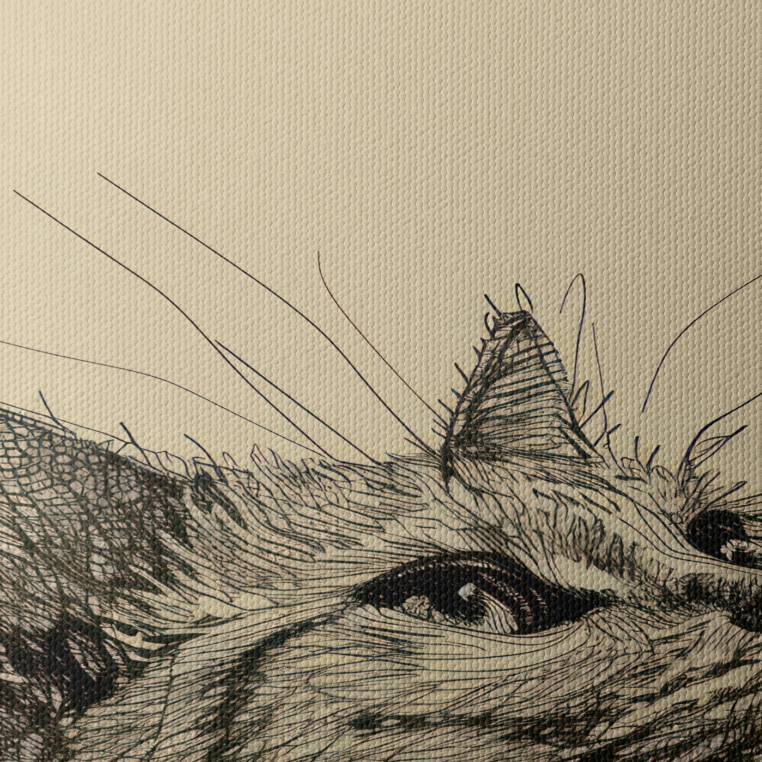 Stylized Cat Illustration in Elegant Line Art - Image 4