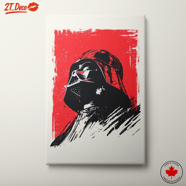 Stylized Character Art of Darth Vader