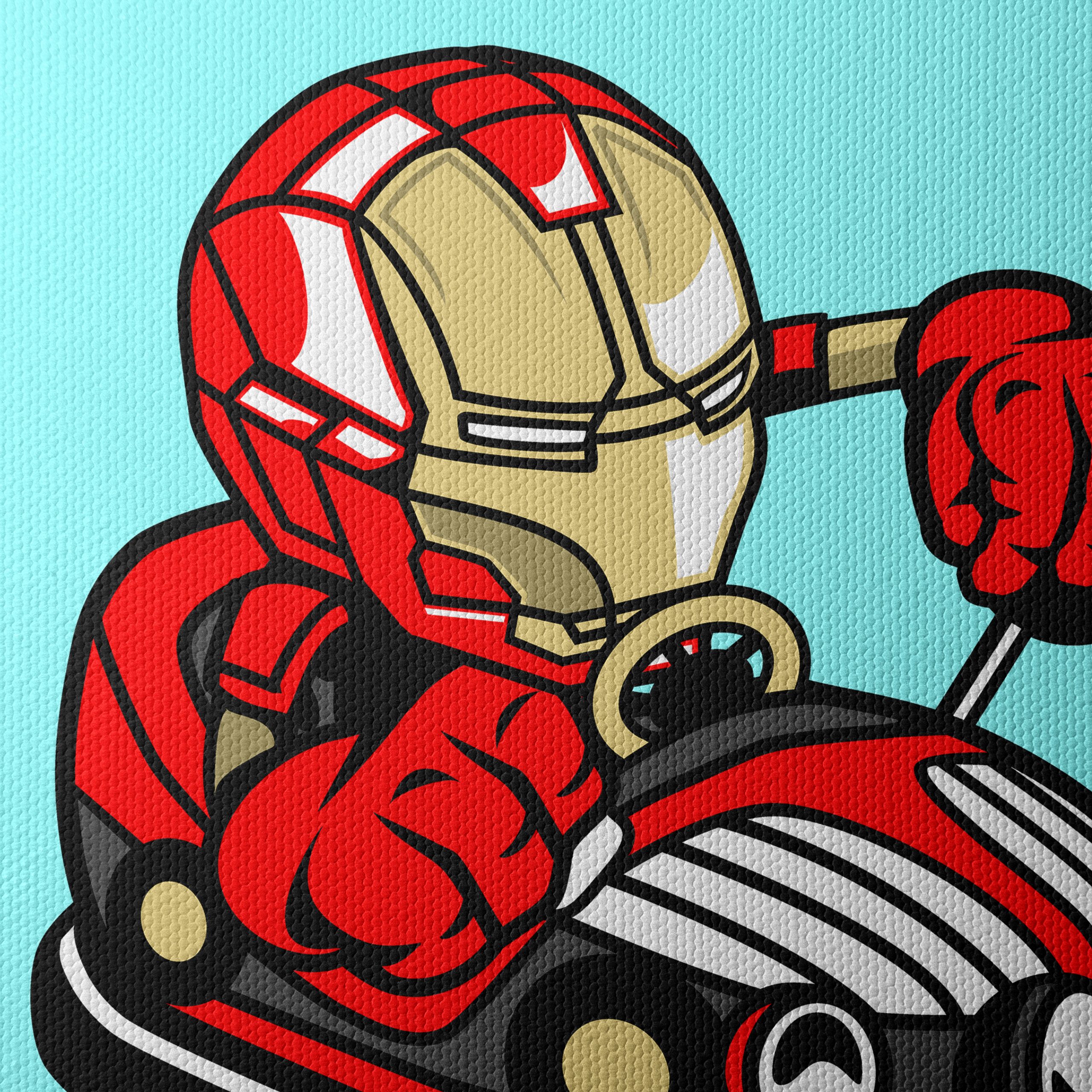Iron Man Funko Character Art - Image 4