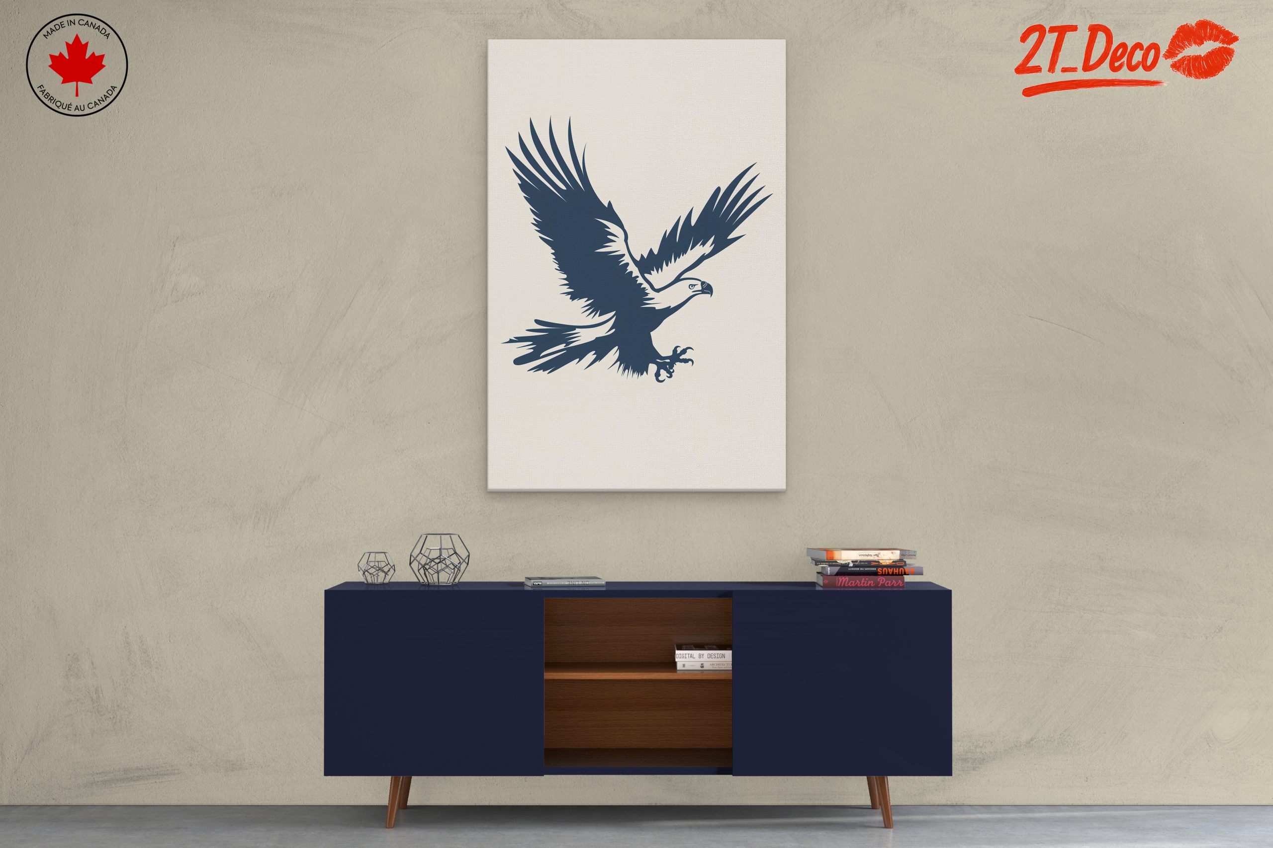 Artistic Eagle Illustration for Home Décor - Image 3