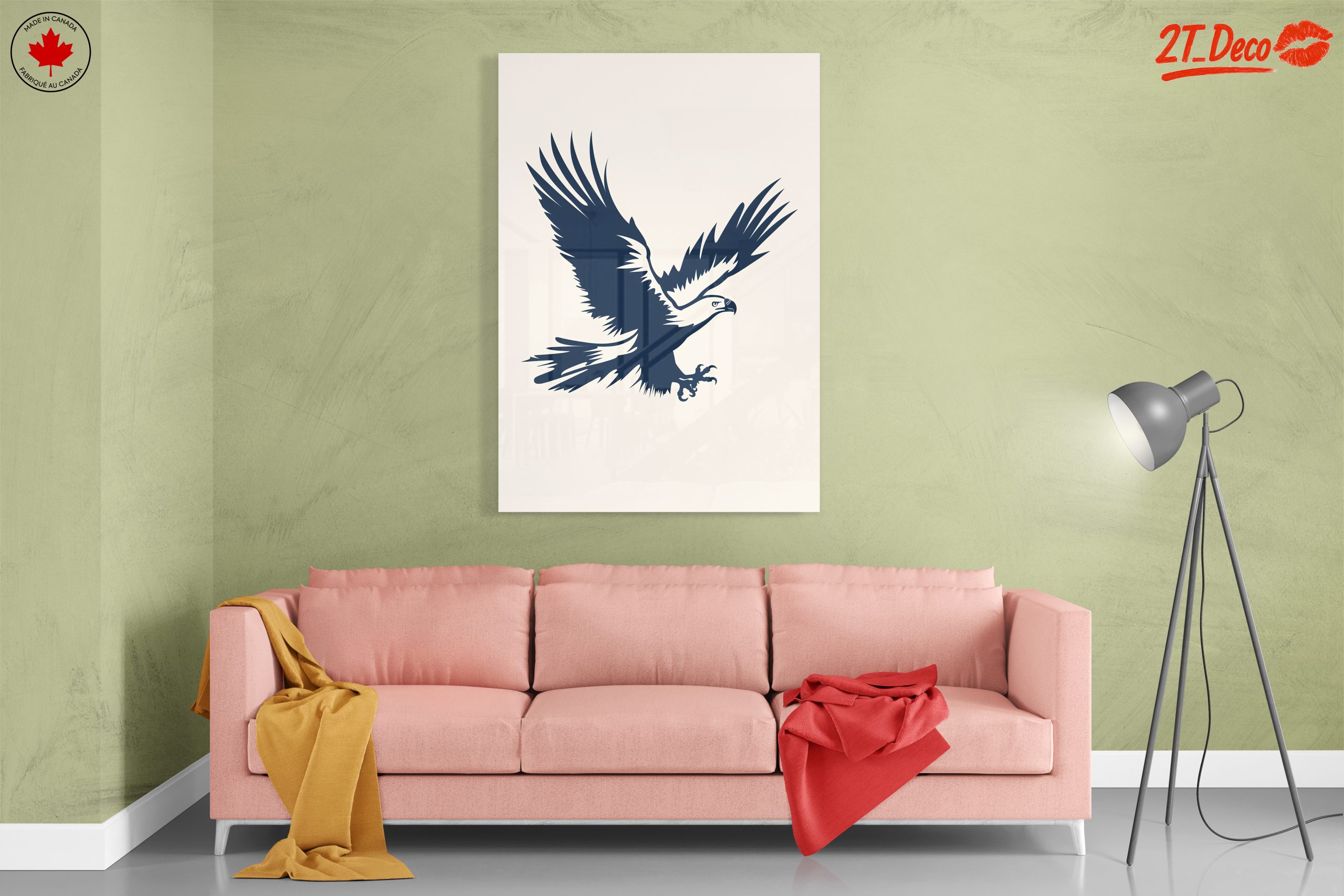 Artistic Eagle Illustration for Home Décor - Image 7