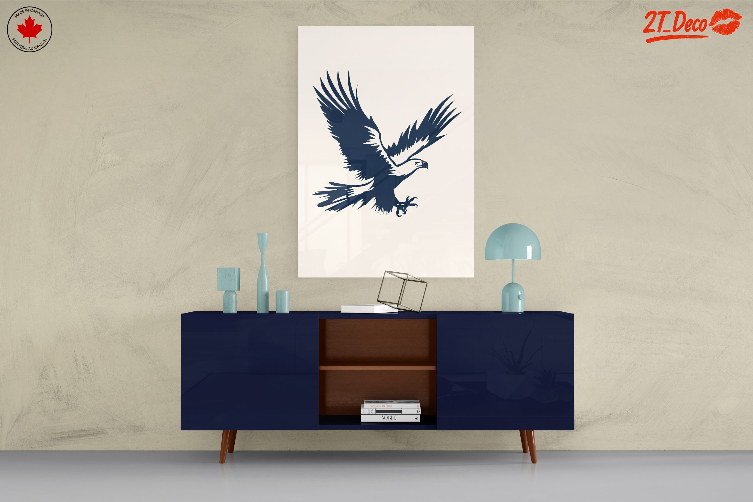 Artistic Eagle Illustration for Home Décor - Image 8