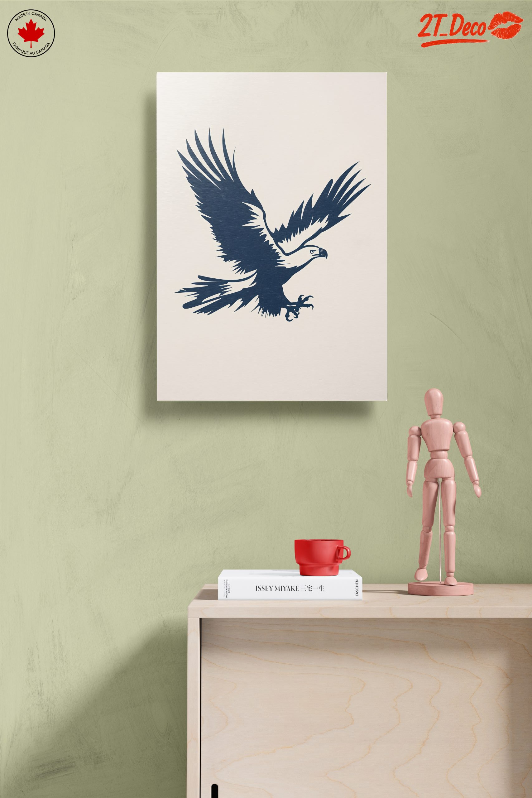 Artistic Eagle Illustration for Home Décor - Image 14