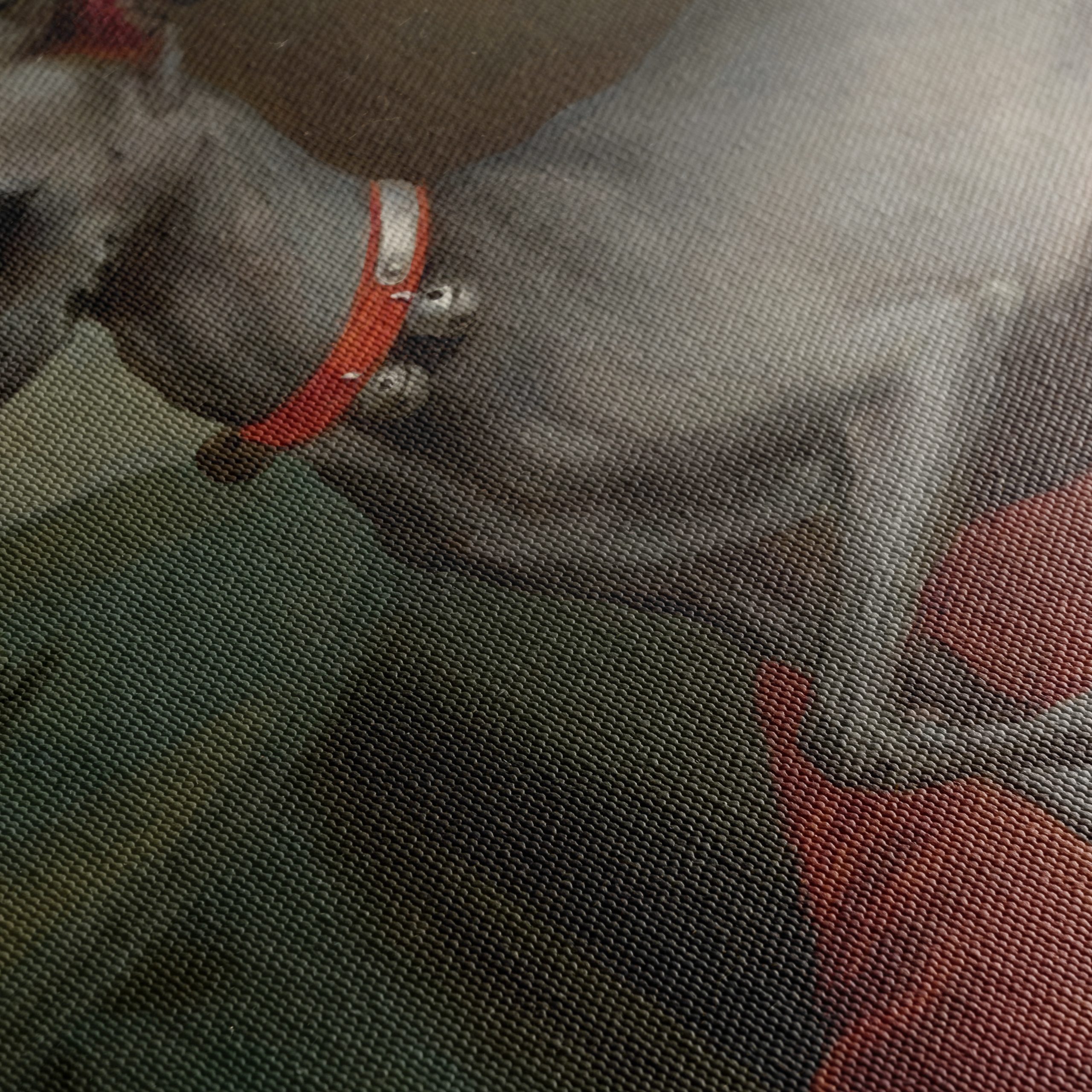 Elegant Greyhound Portrait with Flowers - Image 5