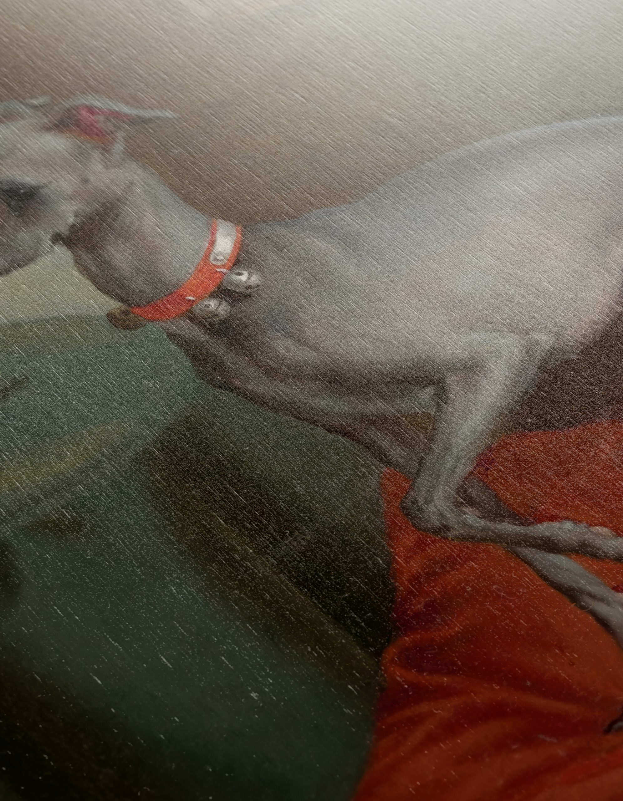 Elegant Greyhound Portrait with Flowers - Image 12