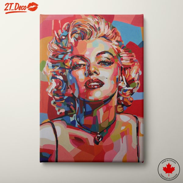 Vibrant Iconic Portrait of a Hollywood Legend