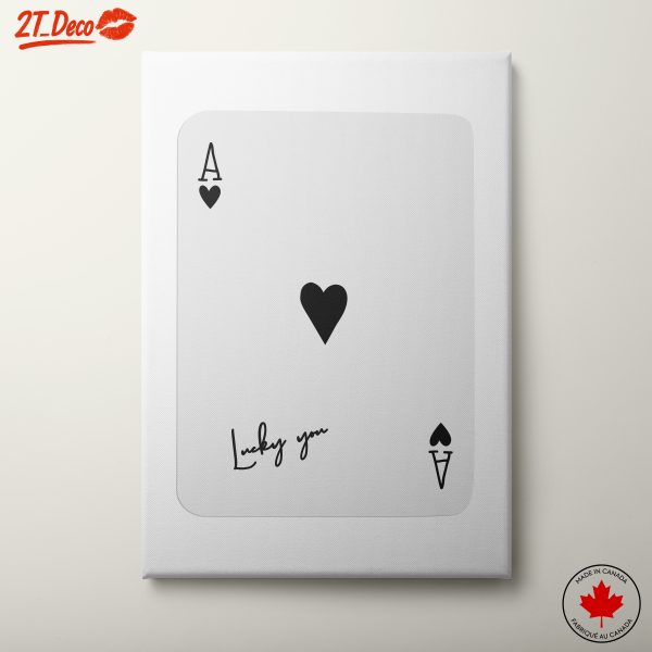 Ace of Hearts Playing Card Art 10
