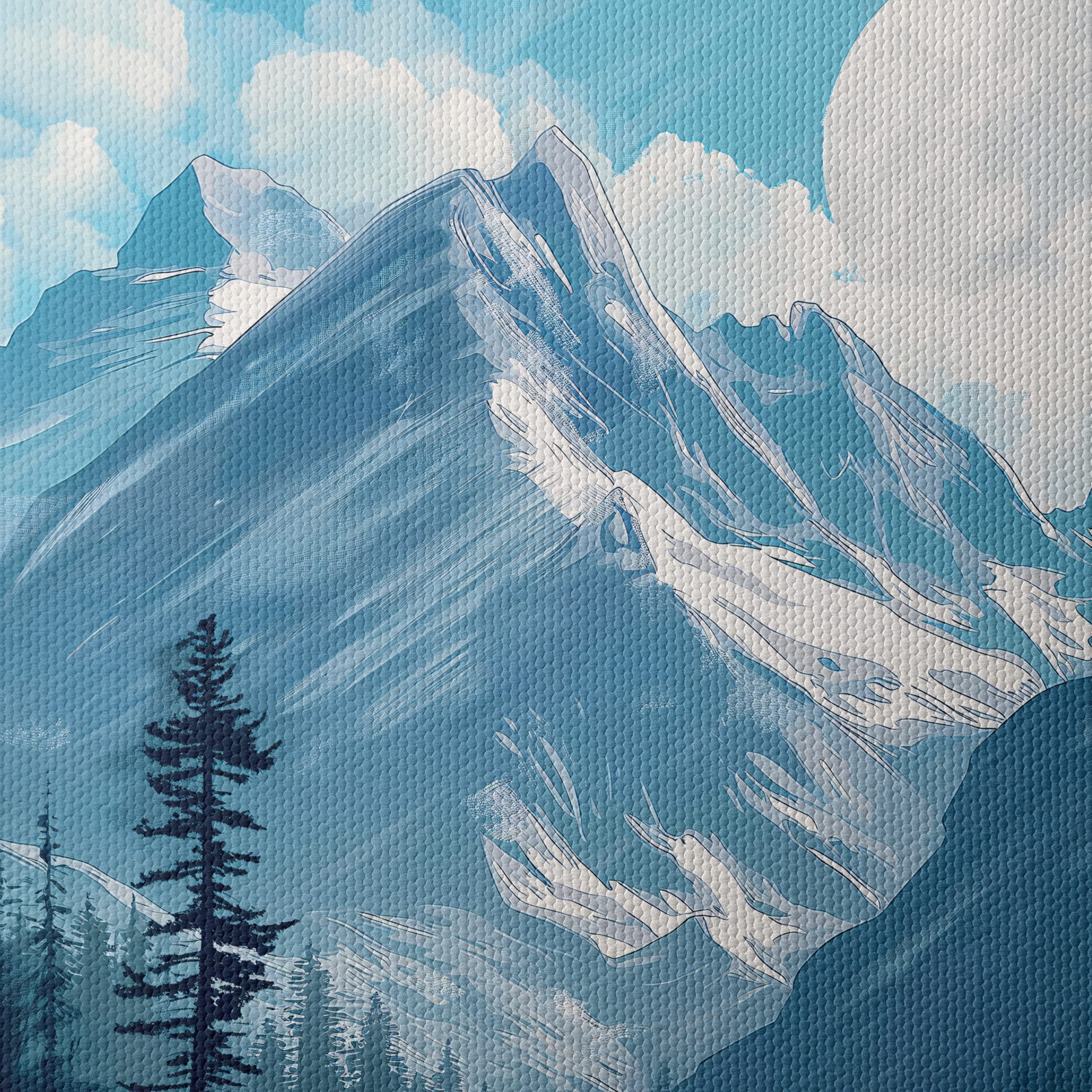 Mountain Landscape with Serene Lake - Image 4