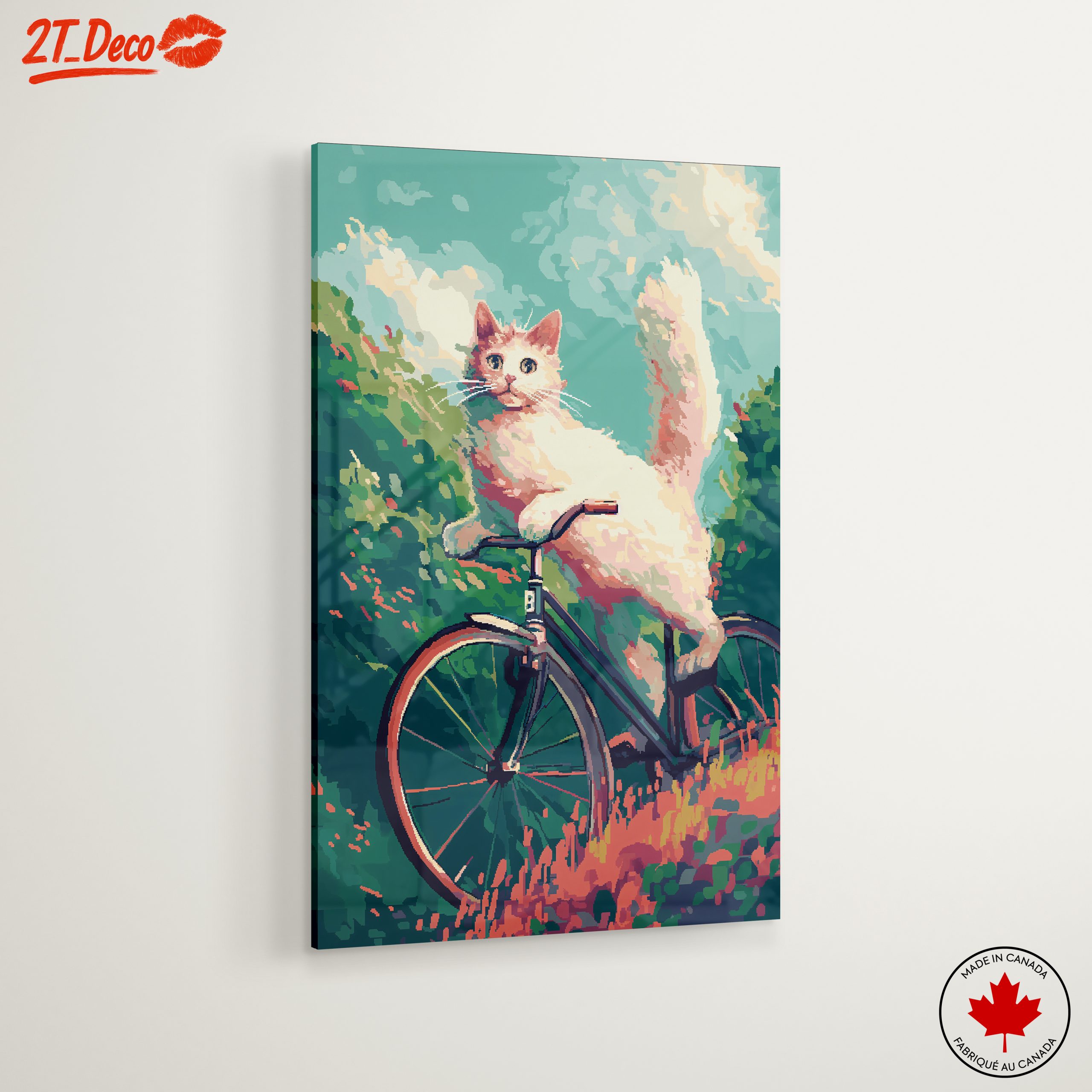 Adorable Cat Riding a Bicycle - Image 6