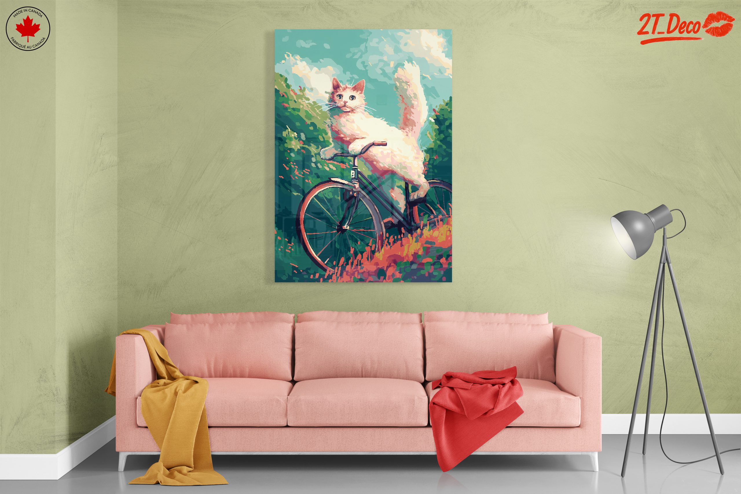 Adorable Cat Riding a Bicycle - Image 7