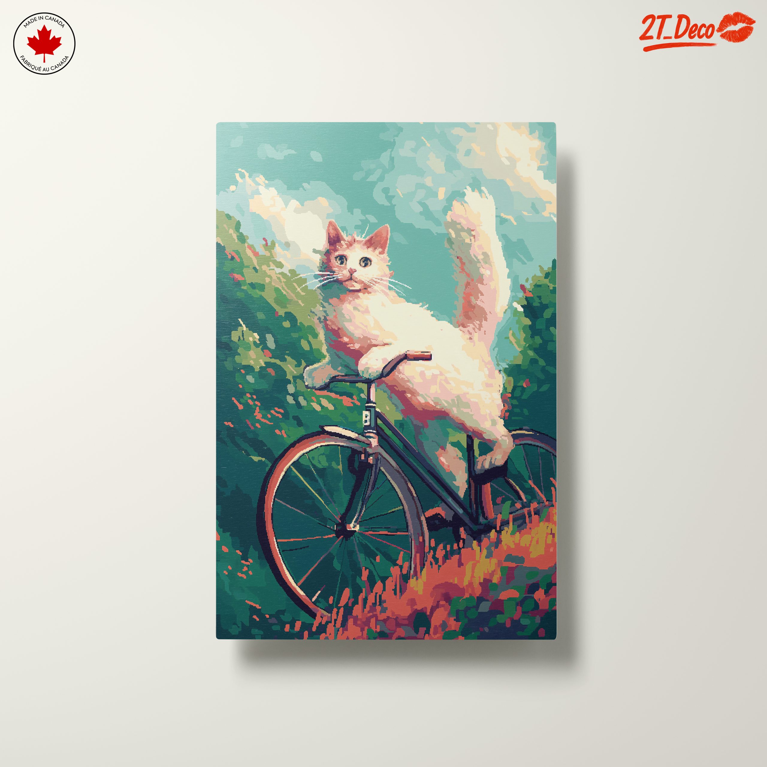 Adorable Cat Riding a Bicycle - Image 10