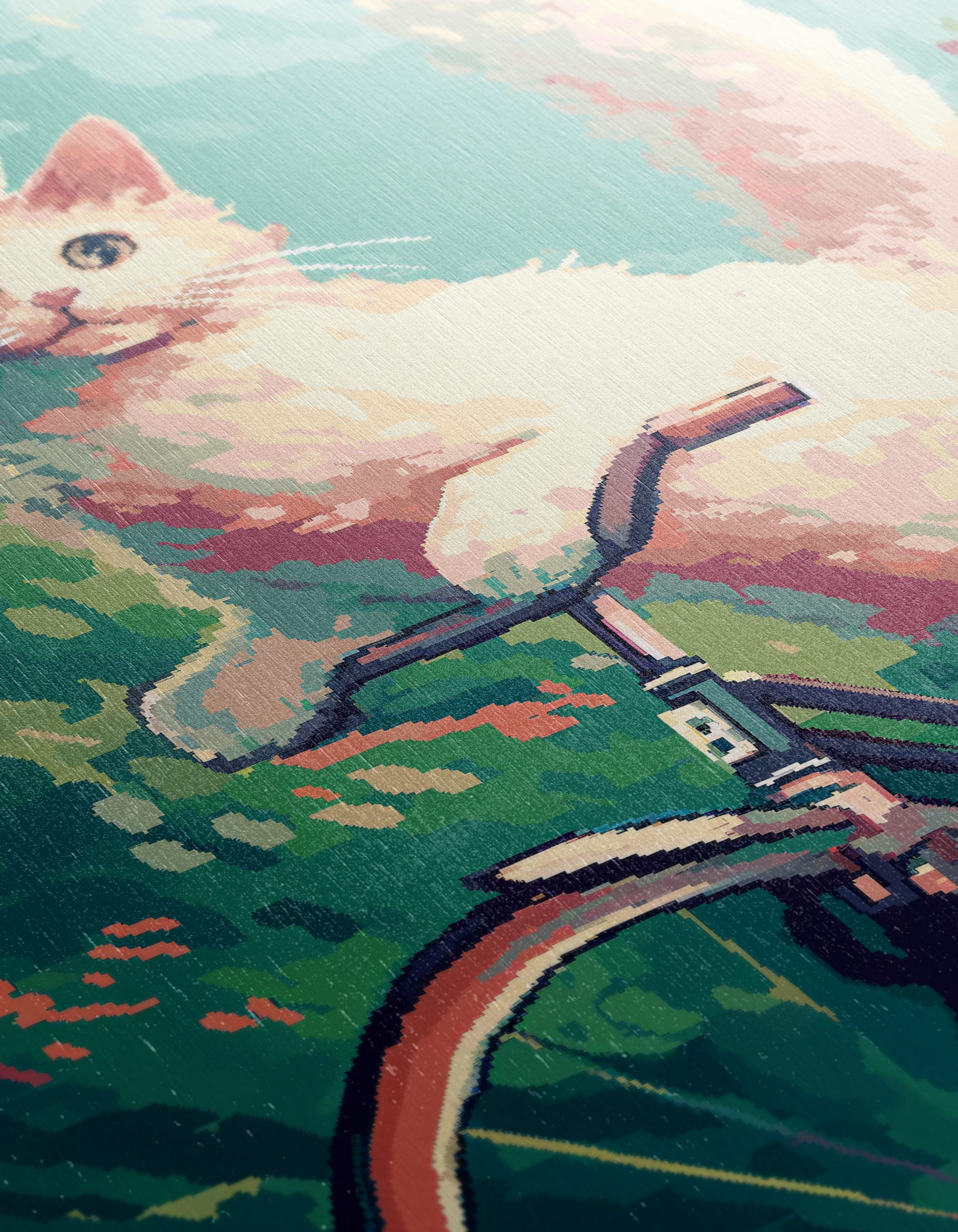 Adorable Cat Riding a Bicycle - Image 12