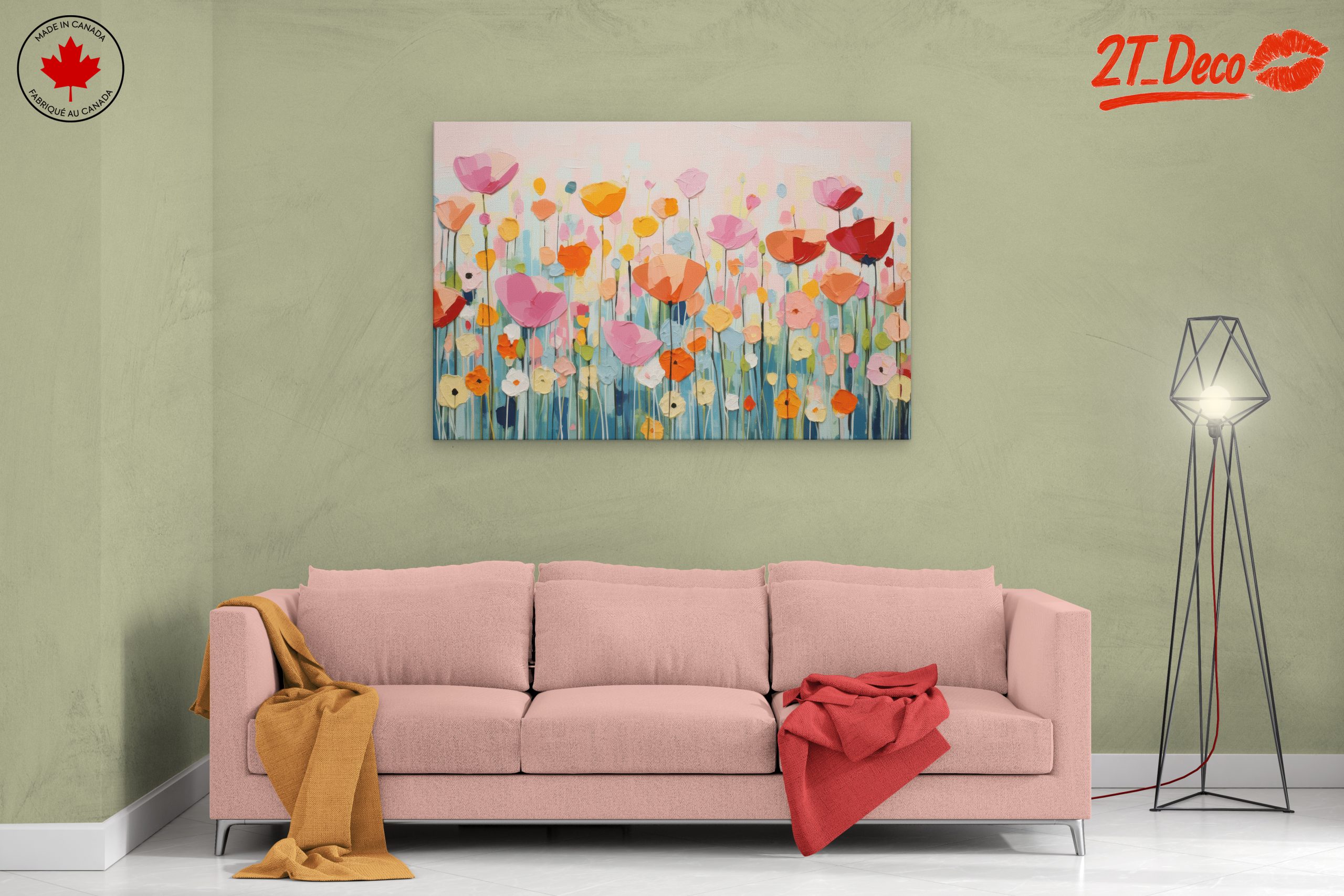 Vibrant Abstract Botanical Flowers - Image 2