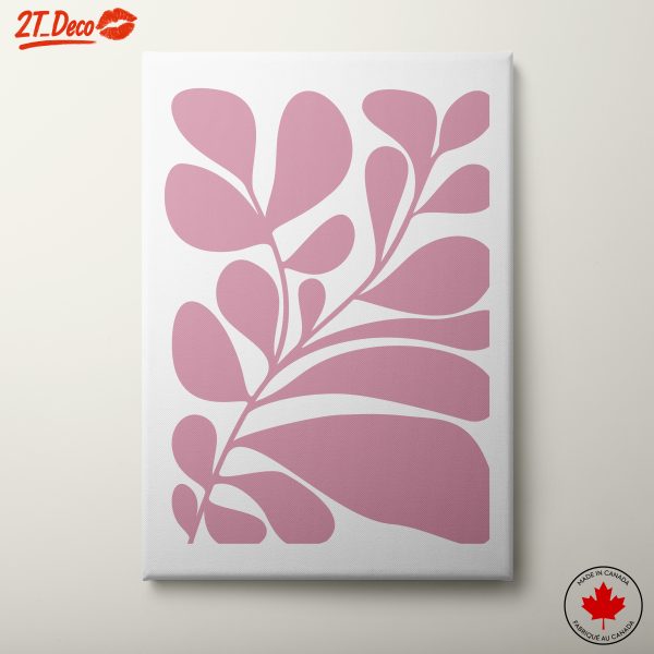 Stylized Leaf Abstract Art
