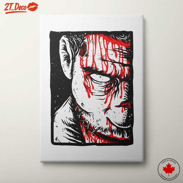 Blood Themed Artistic Horror Illustration