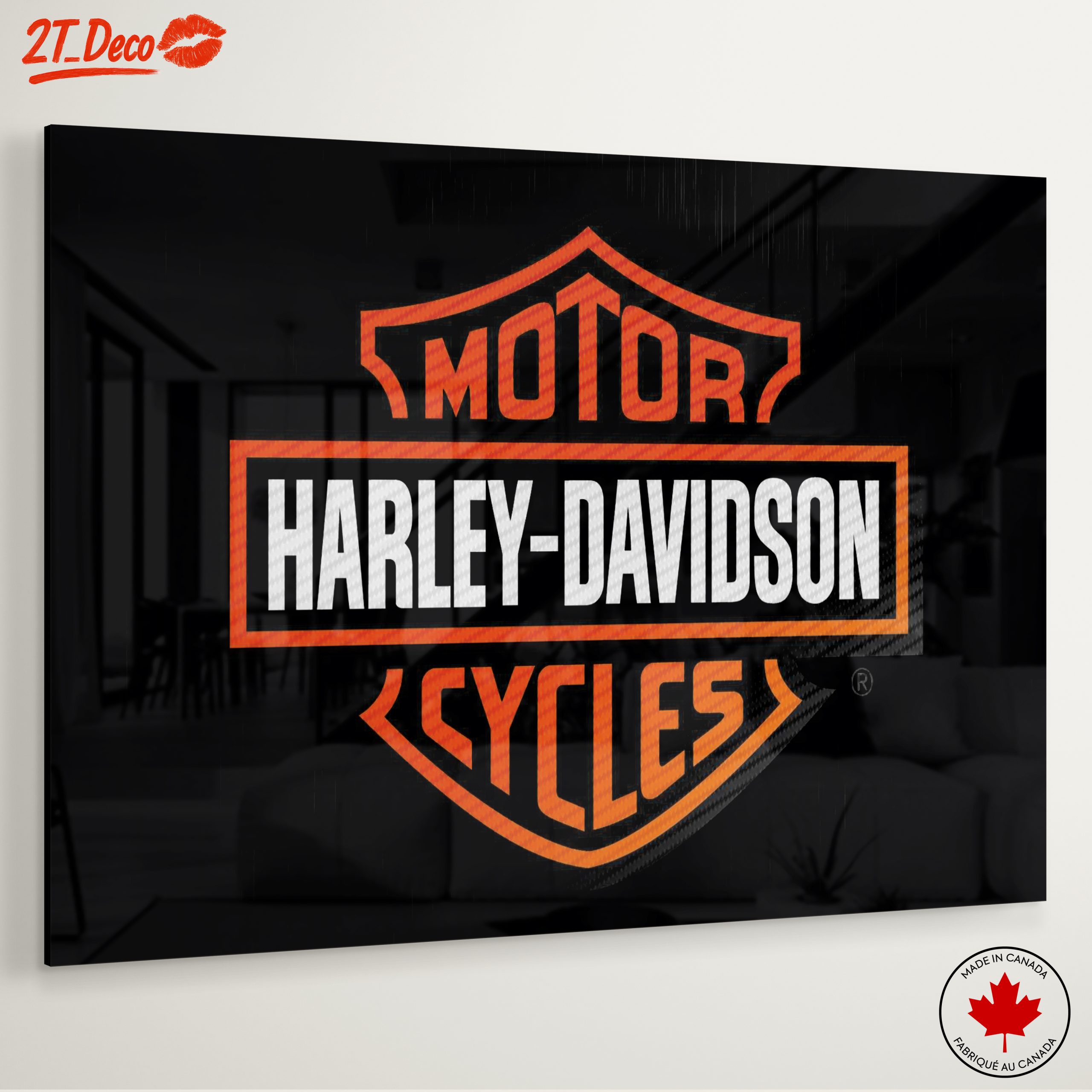 Harley-Davidson Motorcycle Brand Art - Image 6
