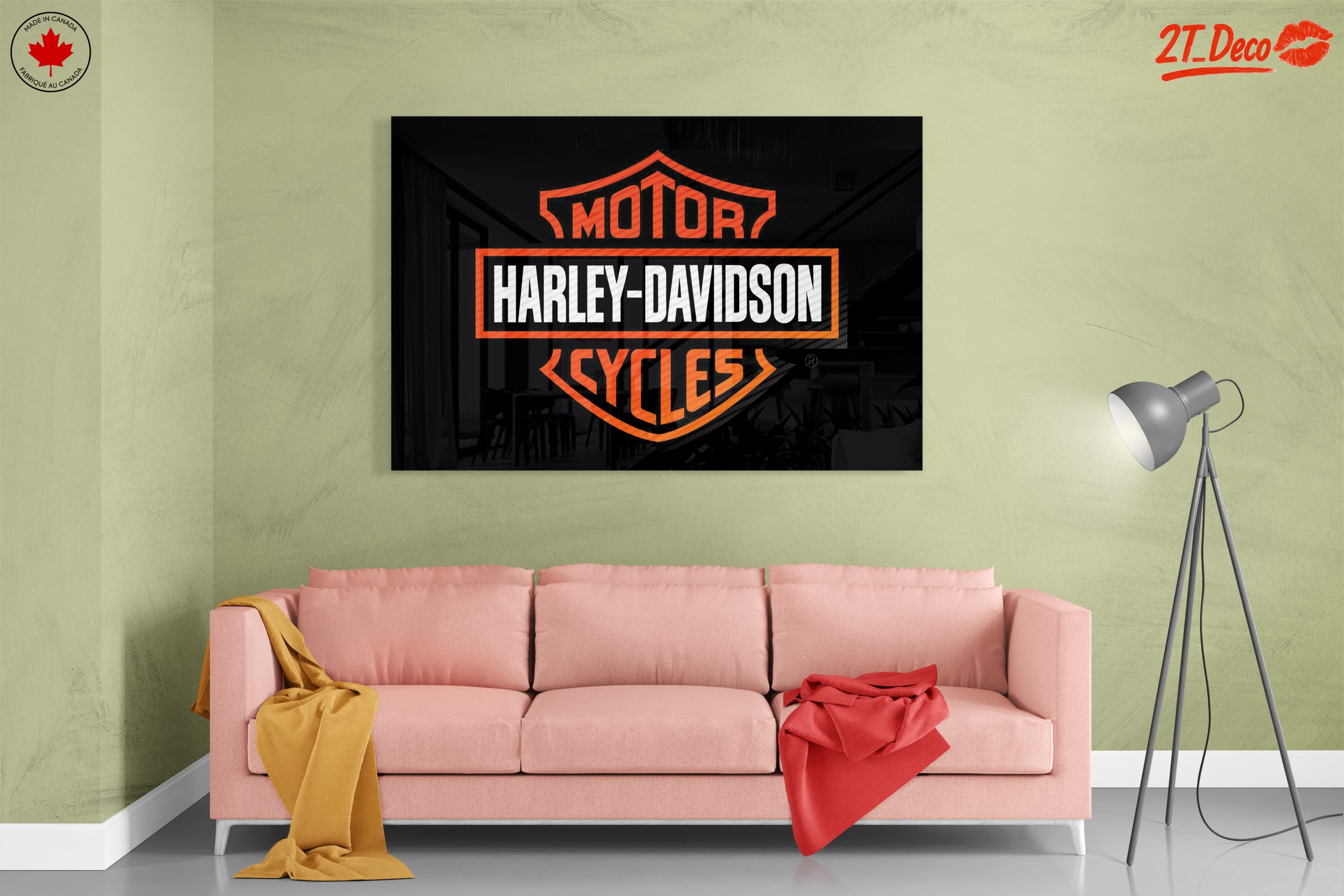 Harley-Davidson Motorcycle Brand Art - Image 7