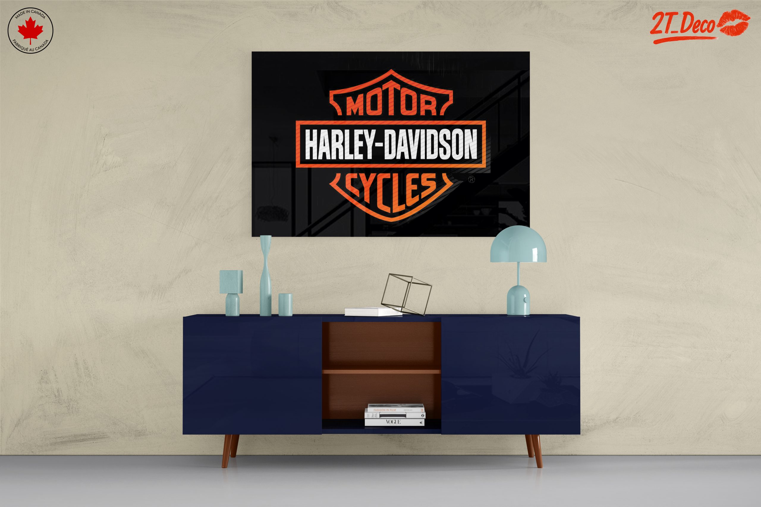 Harley-Davidson Motorcycle Brand Art - Image 8