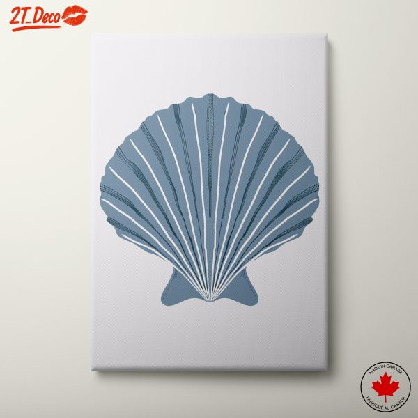 Stylized Abstract Shell Artwork