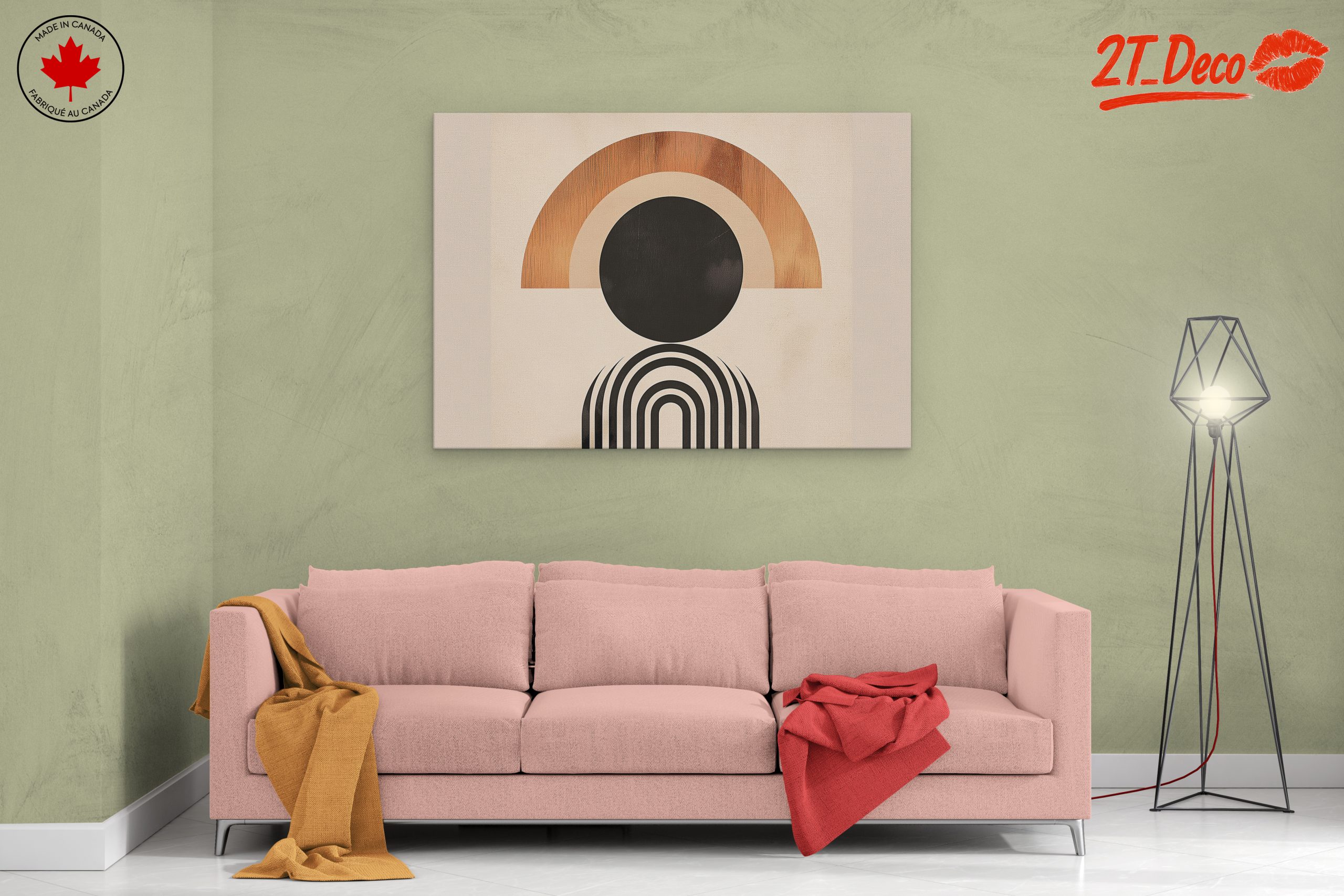 Modern Abstract Geometric Art 3 - Image 2