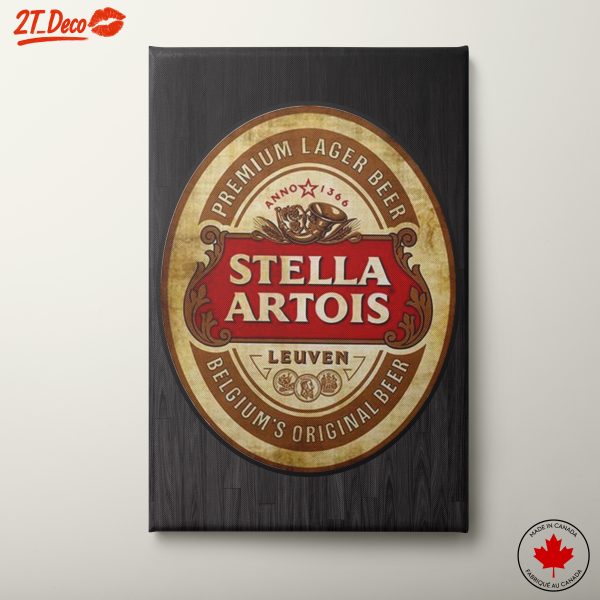 Vintage Stella Artois Beer Label Art