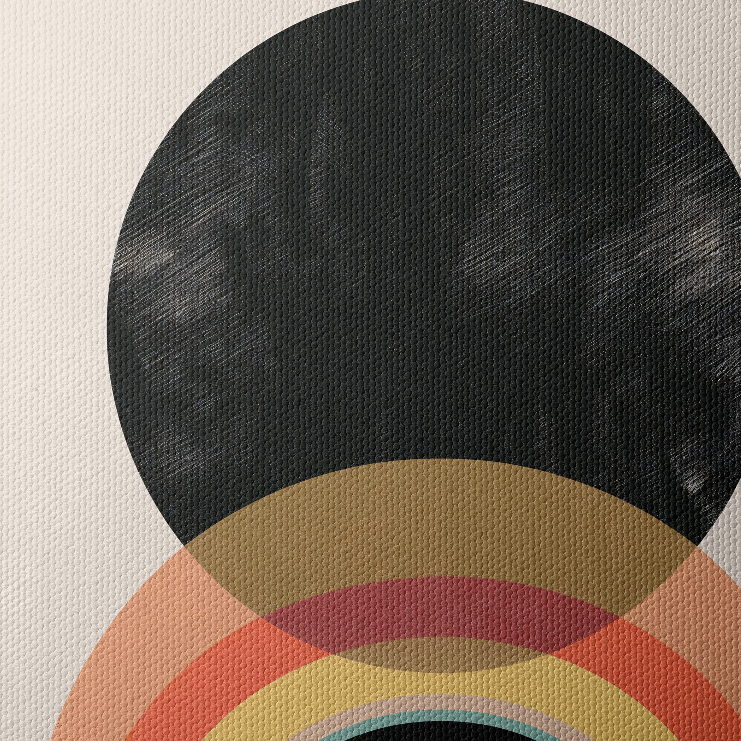Modern Abstract Rainbow Art - Image 4
