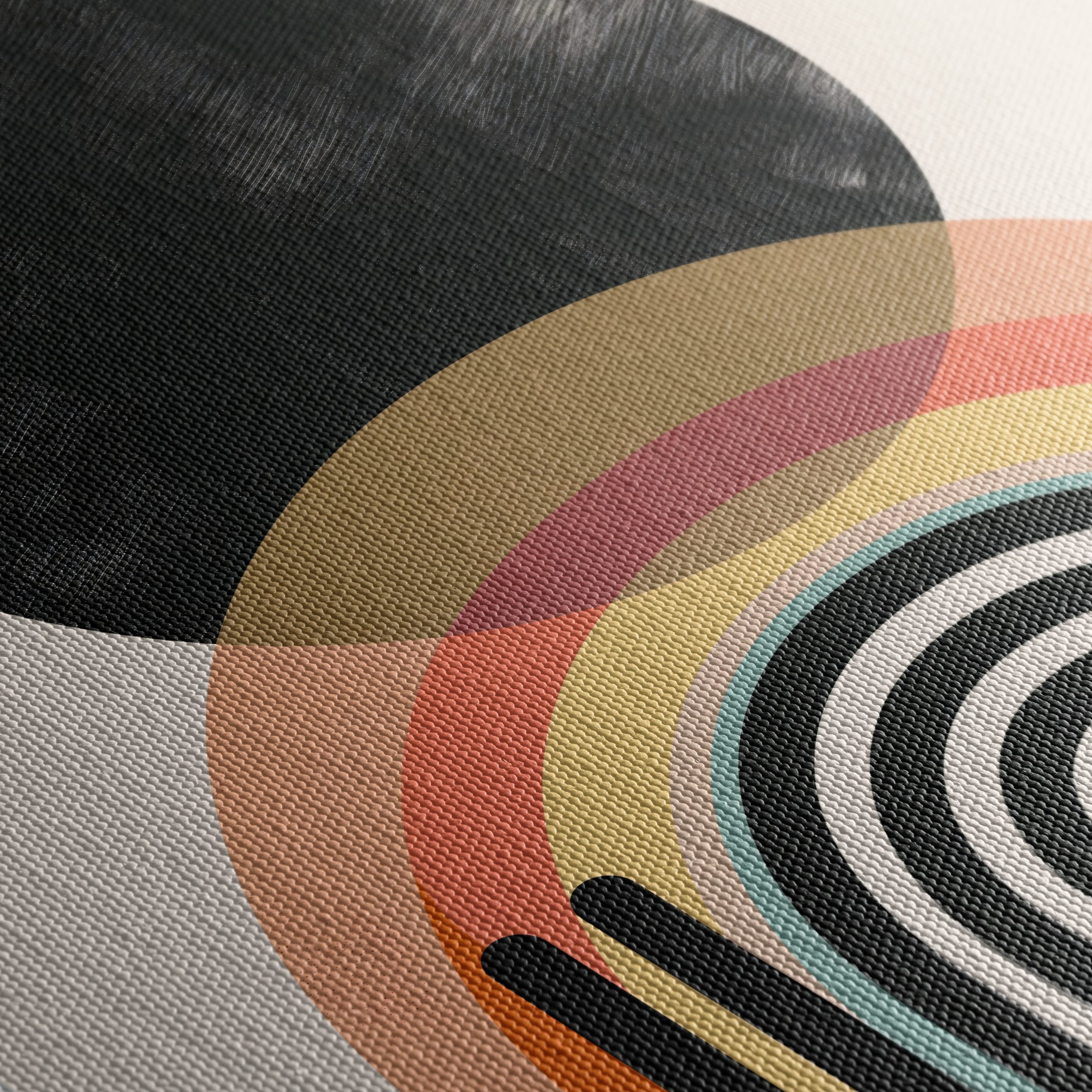 Modern Abstract Rainbow Art - Image 5