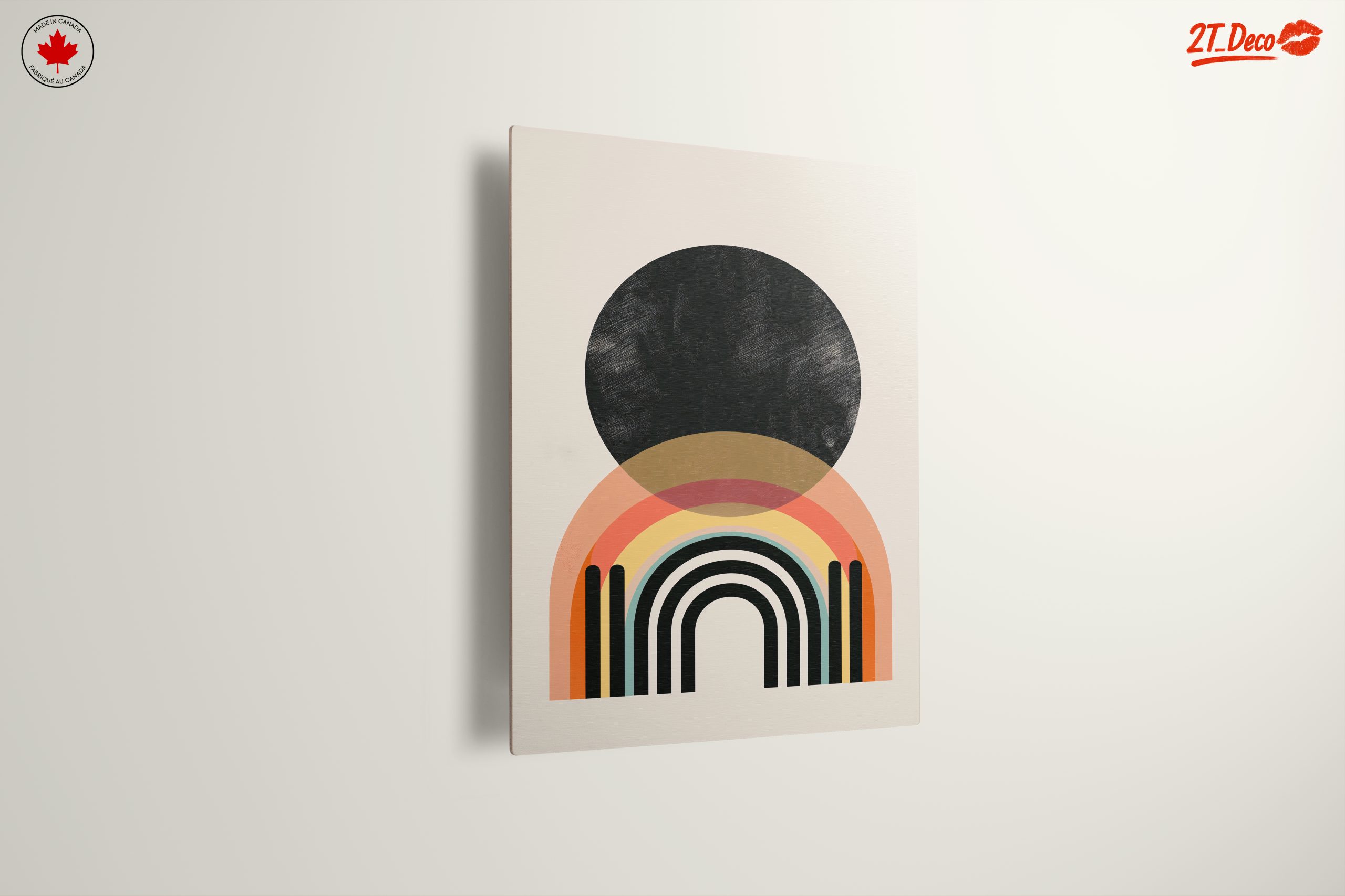 Modern Abstract Rainbow Art - Image 13