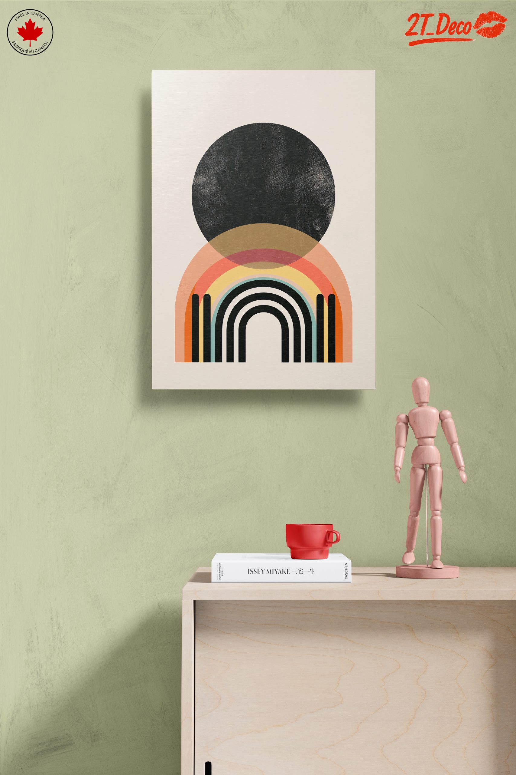 Modern Abstract Rainbow Art - Image 14